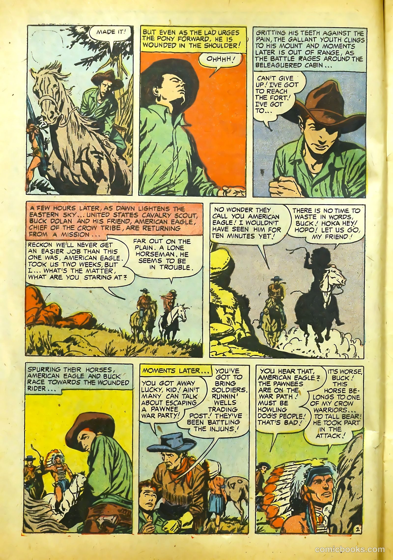 Prize Comics Western #117 (1950) — page 4 of 37