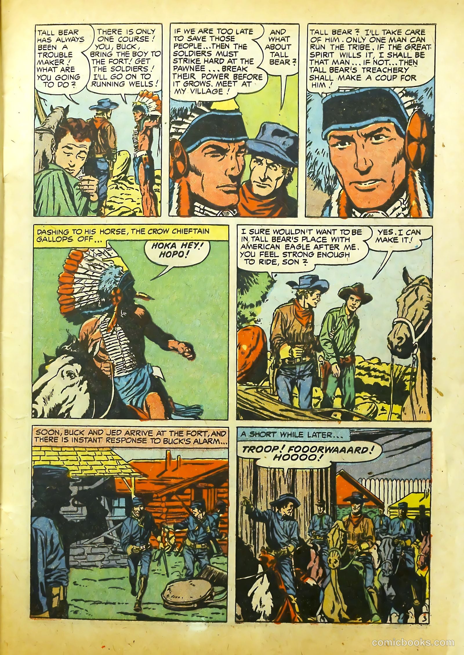 Prize Comics Western #117 (1950) — page 5 of 37