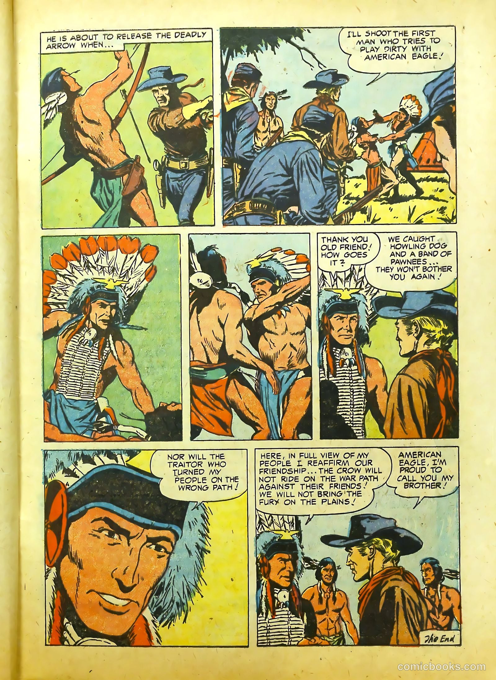 Prize Comics Western #117 (1950) — page 9 of 37