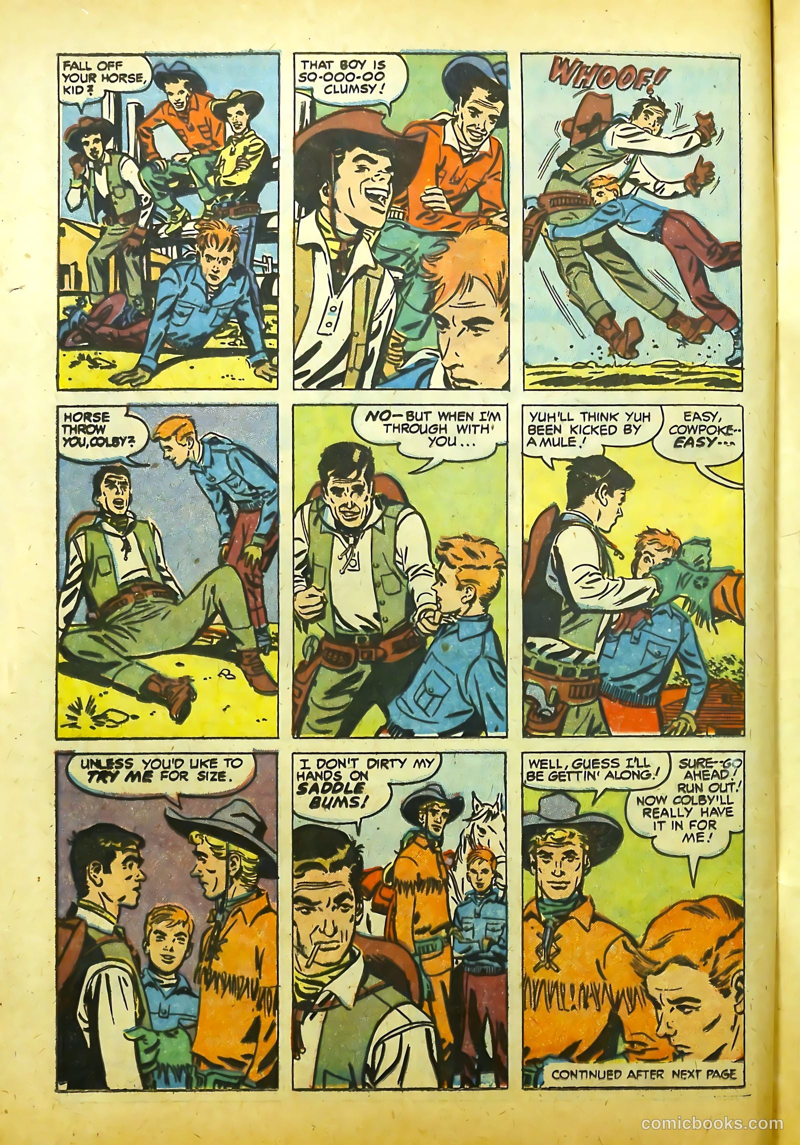 Prize Comics Western #117 (1950) — page 12 of 37