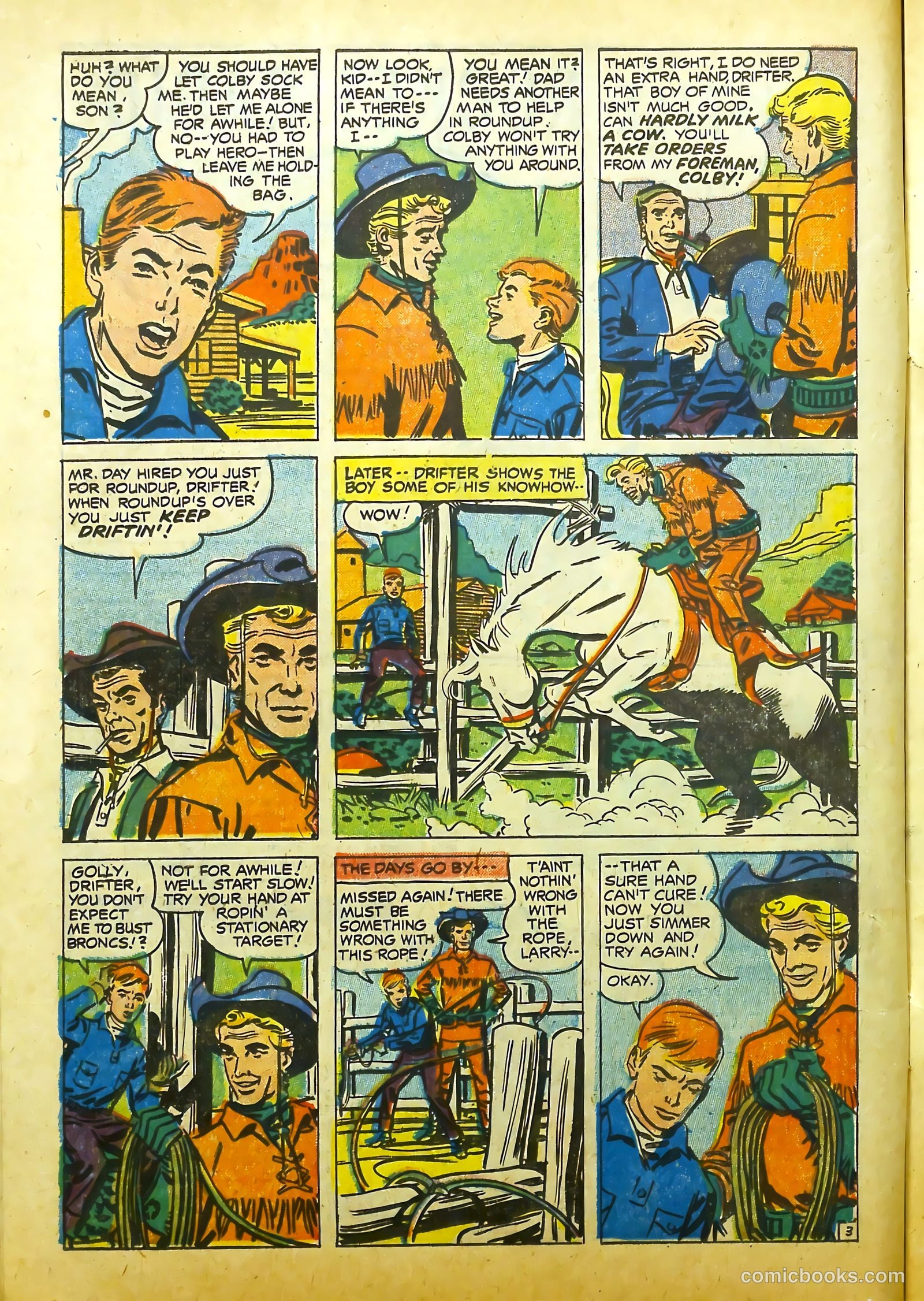 Prize Comics Western #117 (1950) — page 14 of 37