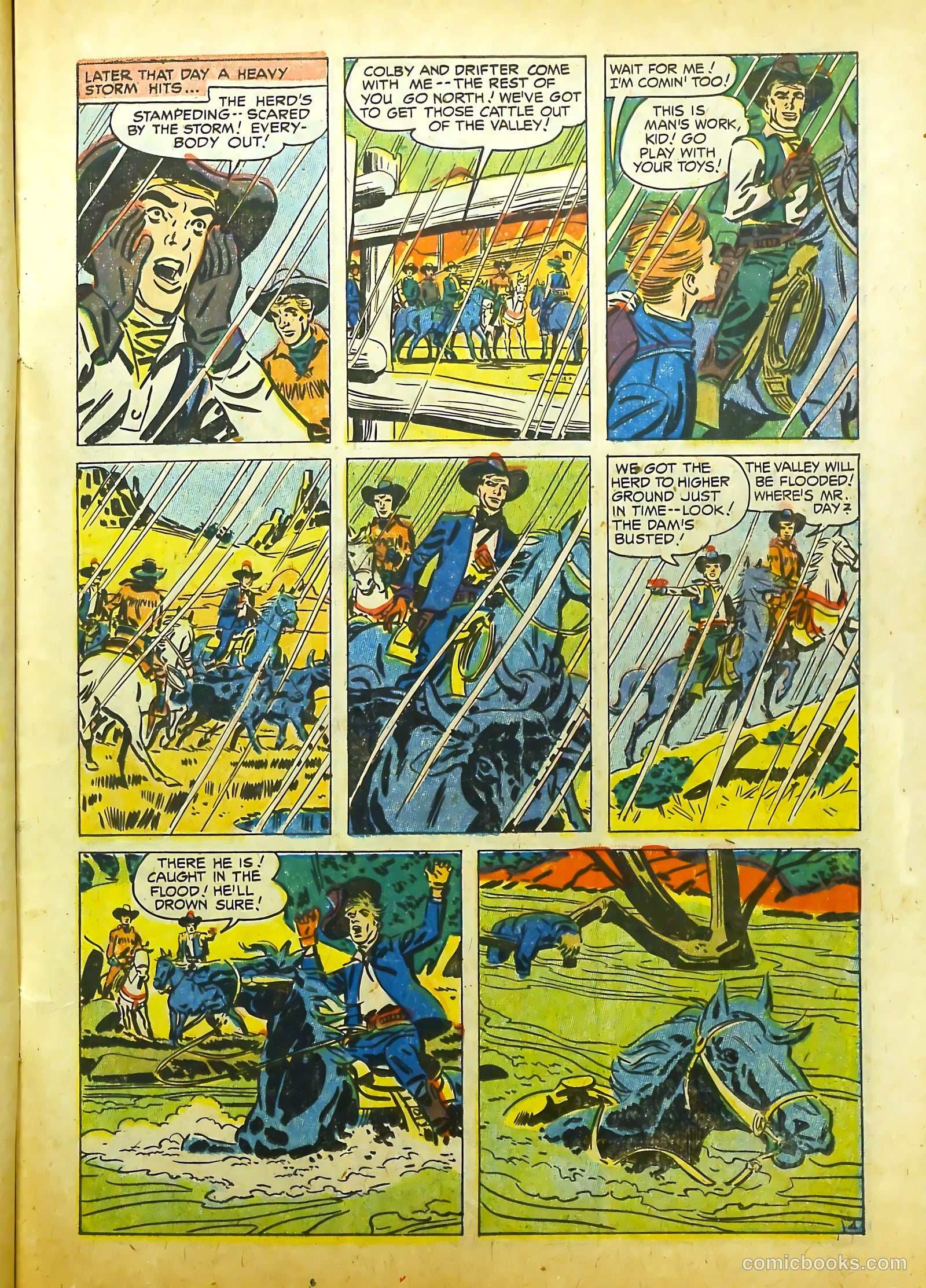Prize Comics Western #117 (1950) — page 15 of 37