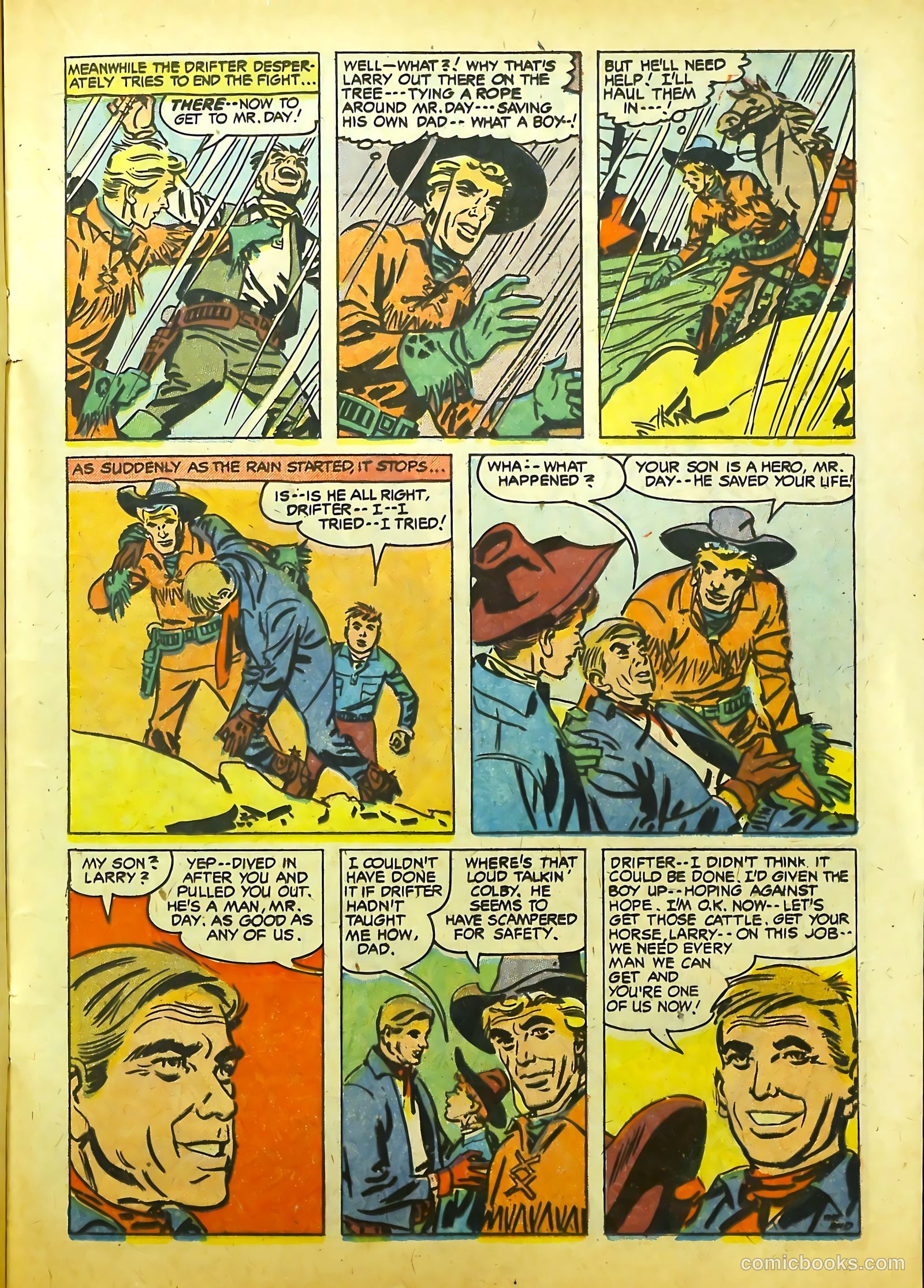 Prize Comics Western #117 (1950) — page 17 of 37