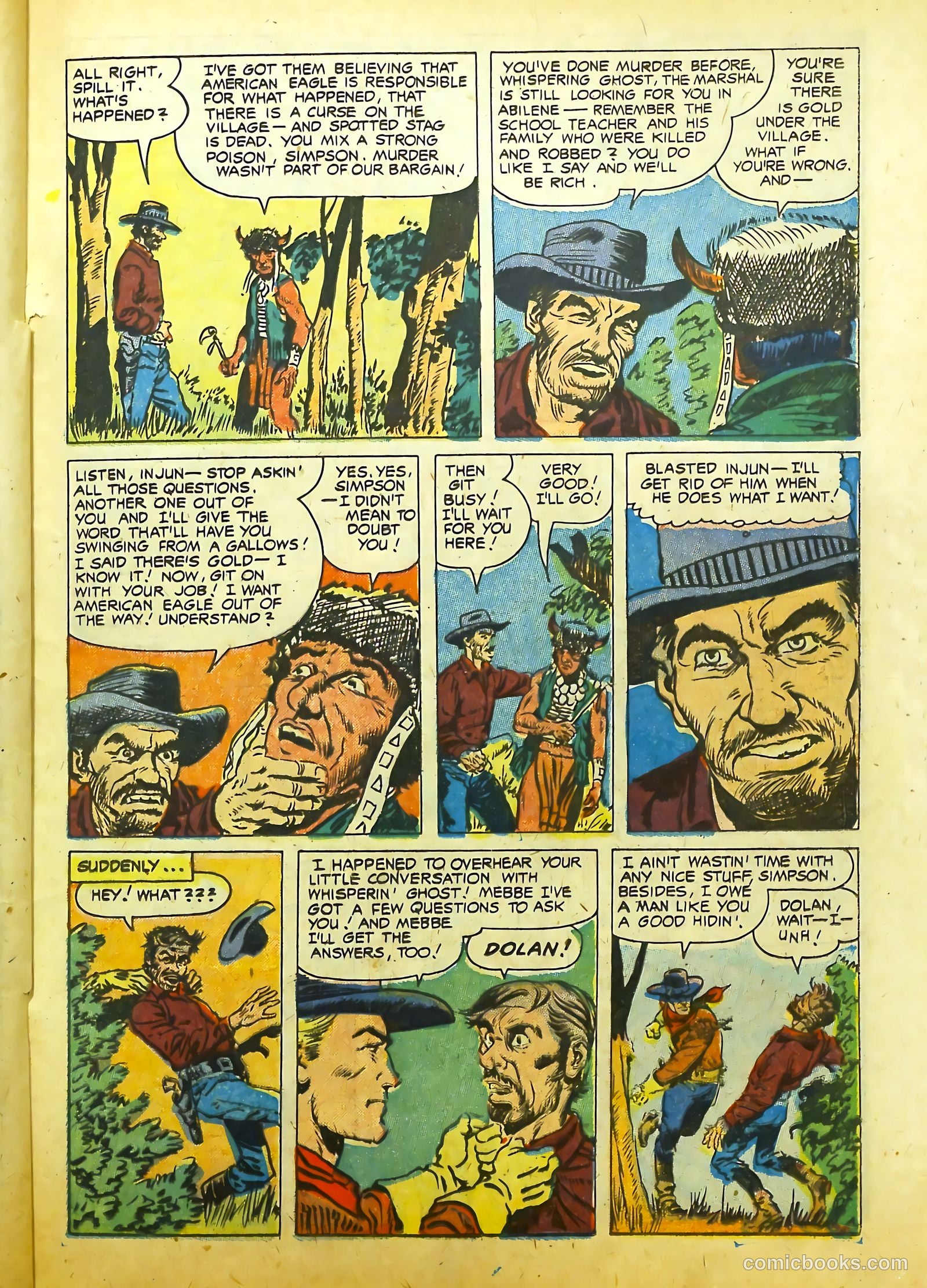 Prize Comics Western #117 (1950) — page 21 of 37
