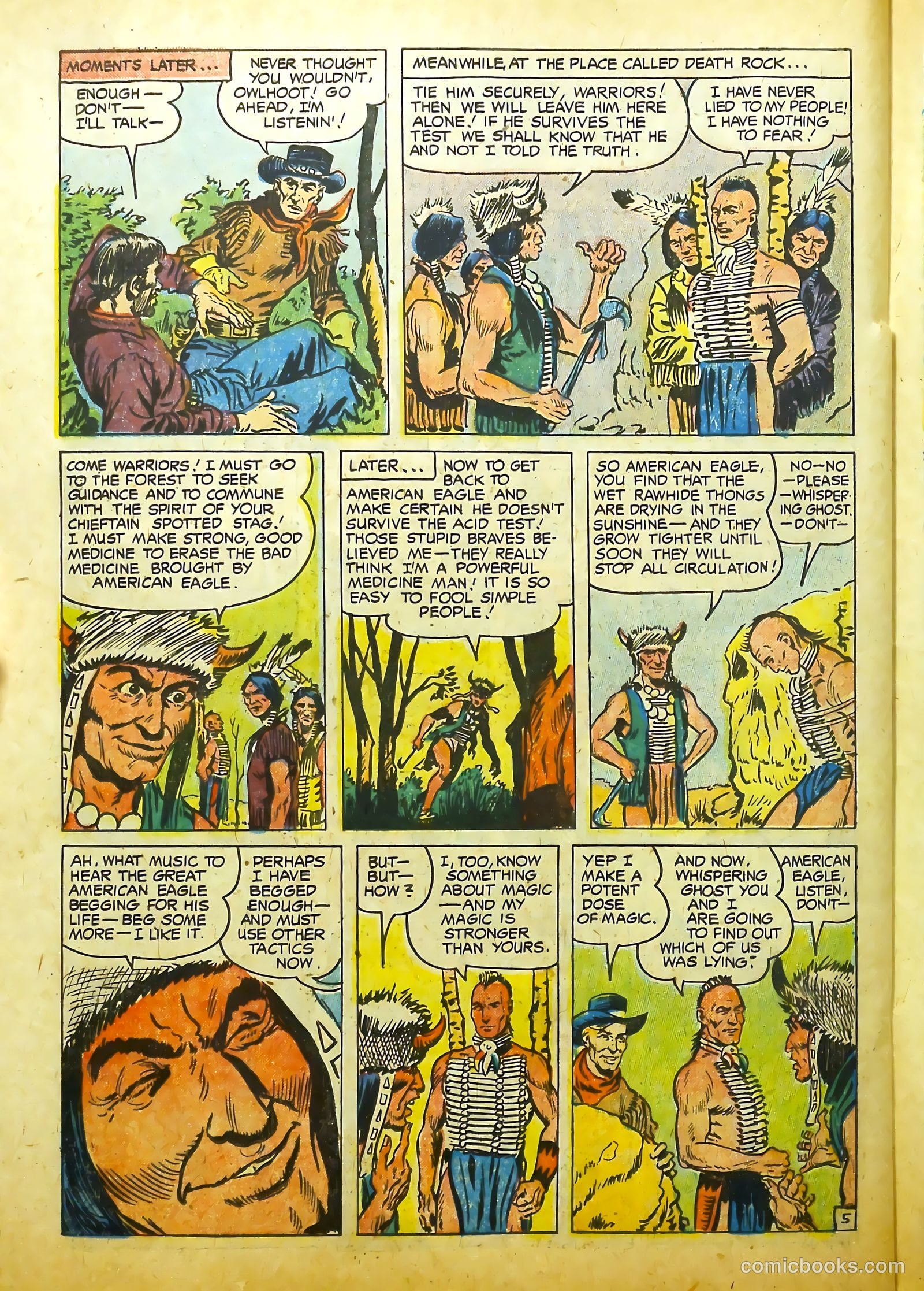 Prize Comics Western #117 (1950) — page 22 of 37