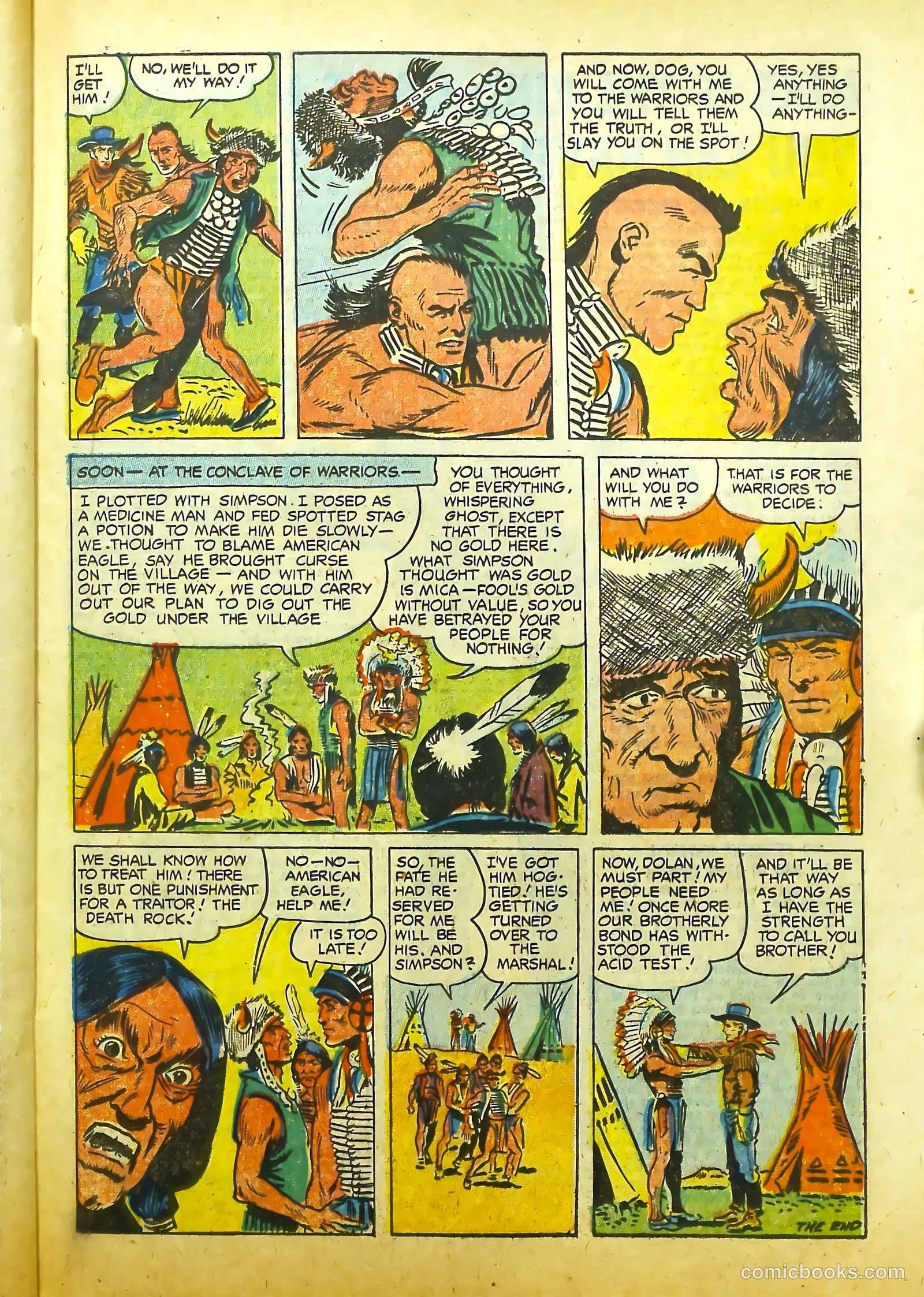 Prize Comics Western #117 (1950) — page 23 of 37