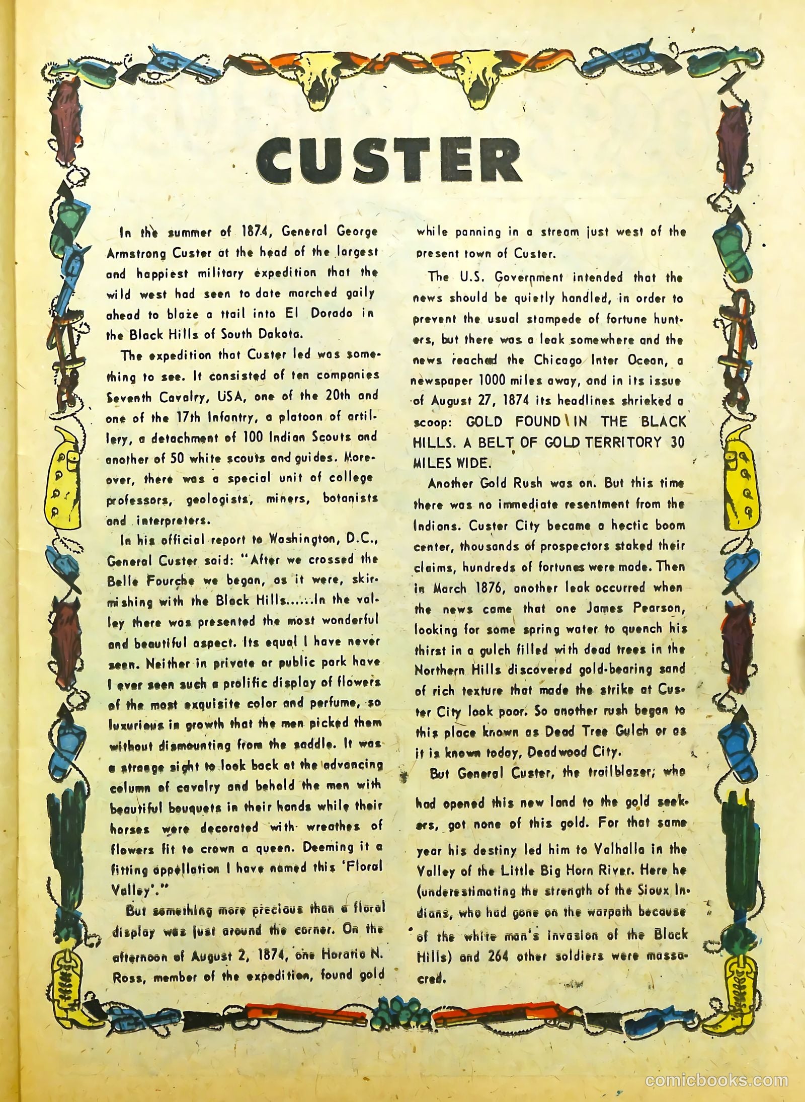 Prize Comics Western #117 (1950) — page 25 of 37