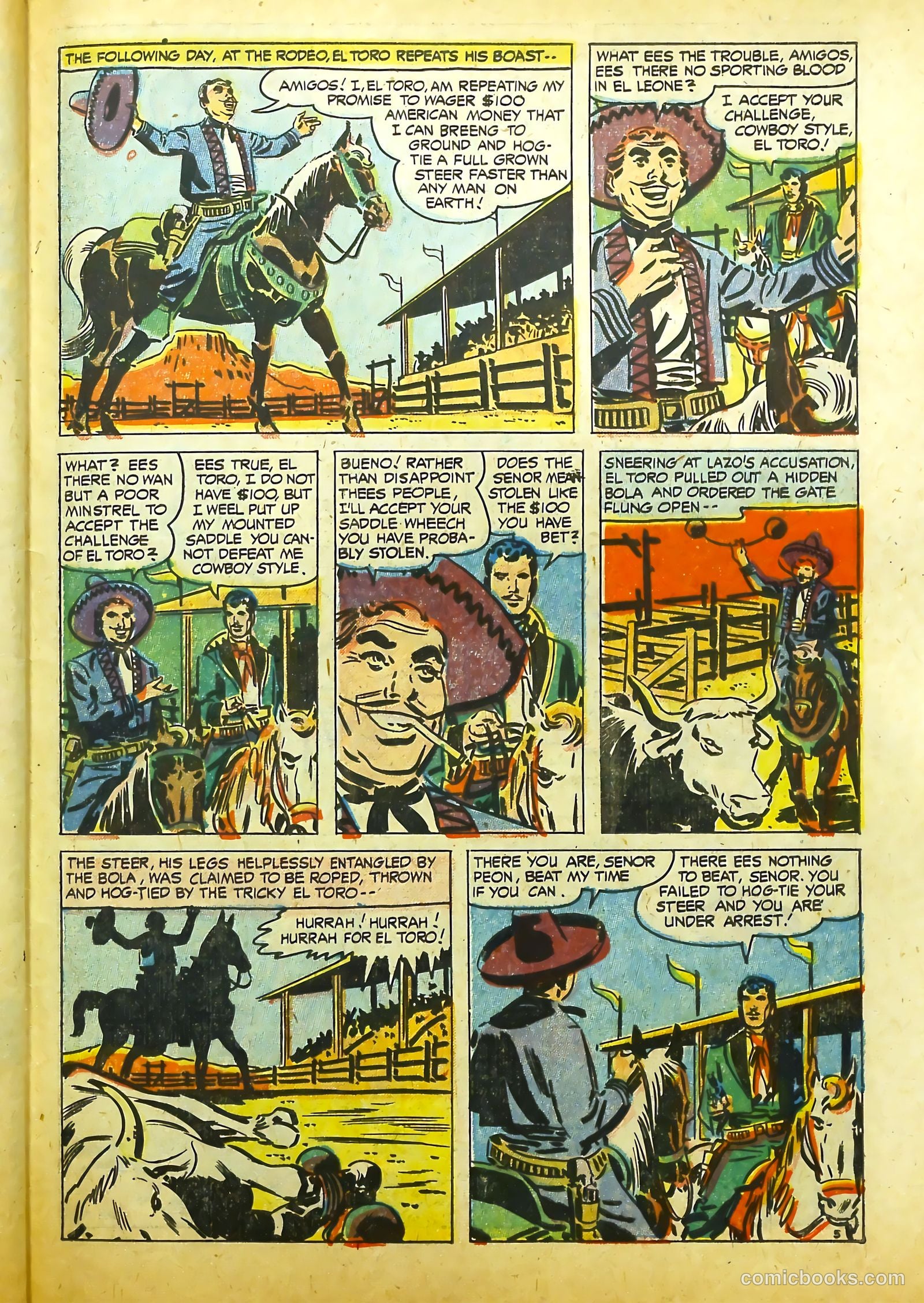 Prize Comics Western #117 (1950) — page 31 of 37