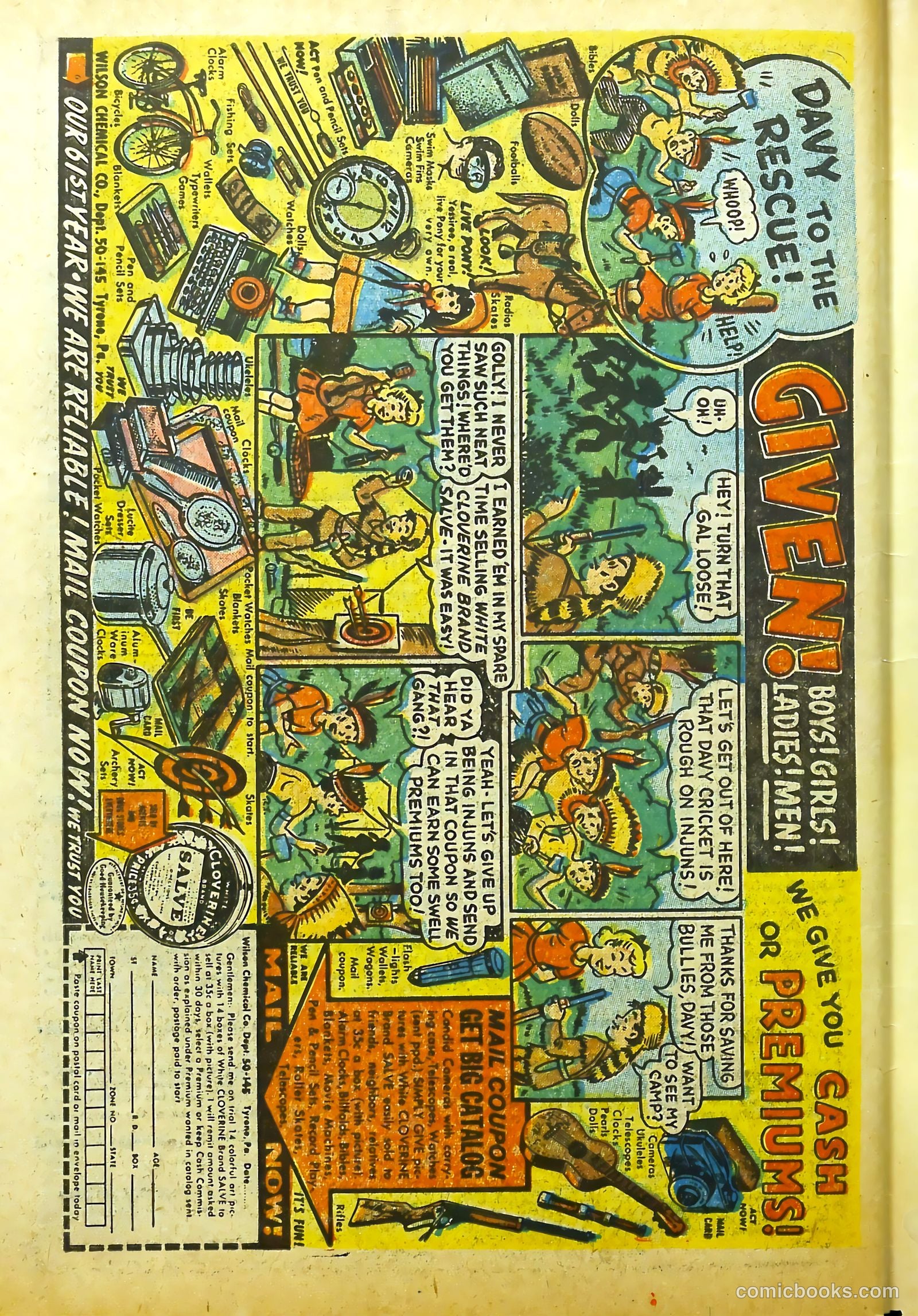Prize Comics Western #117 (1950) — page 34 of 37