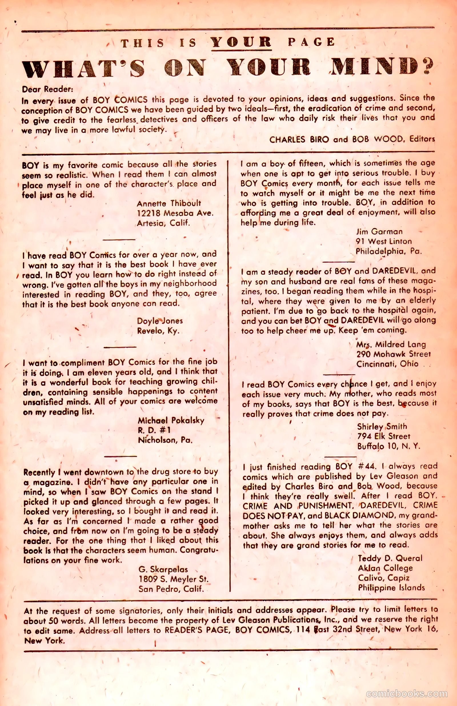 Boy Comics #51 (1950) — page 33 of 52