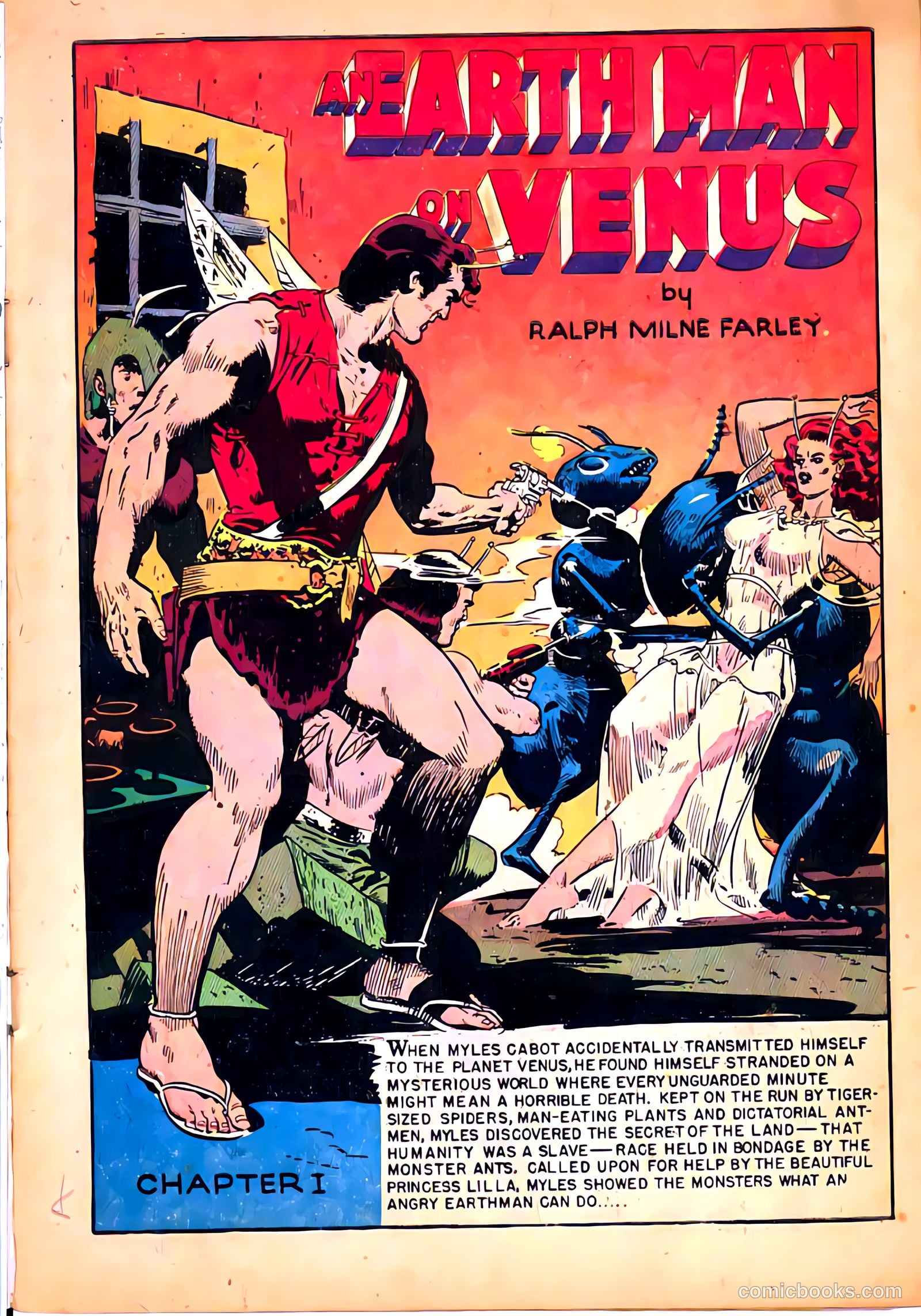 Avon Fantasy - An Earth Man on Venus #1 (1951) — page 3 of 36