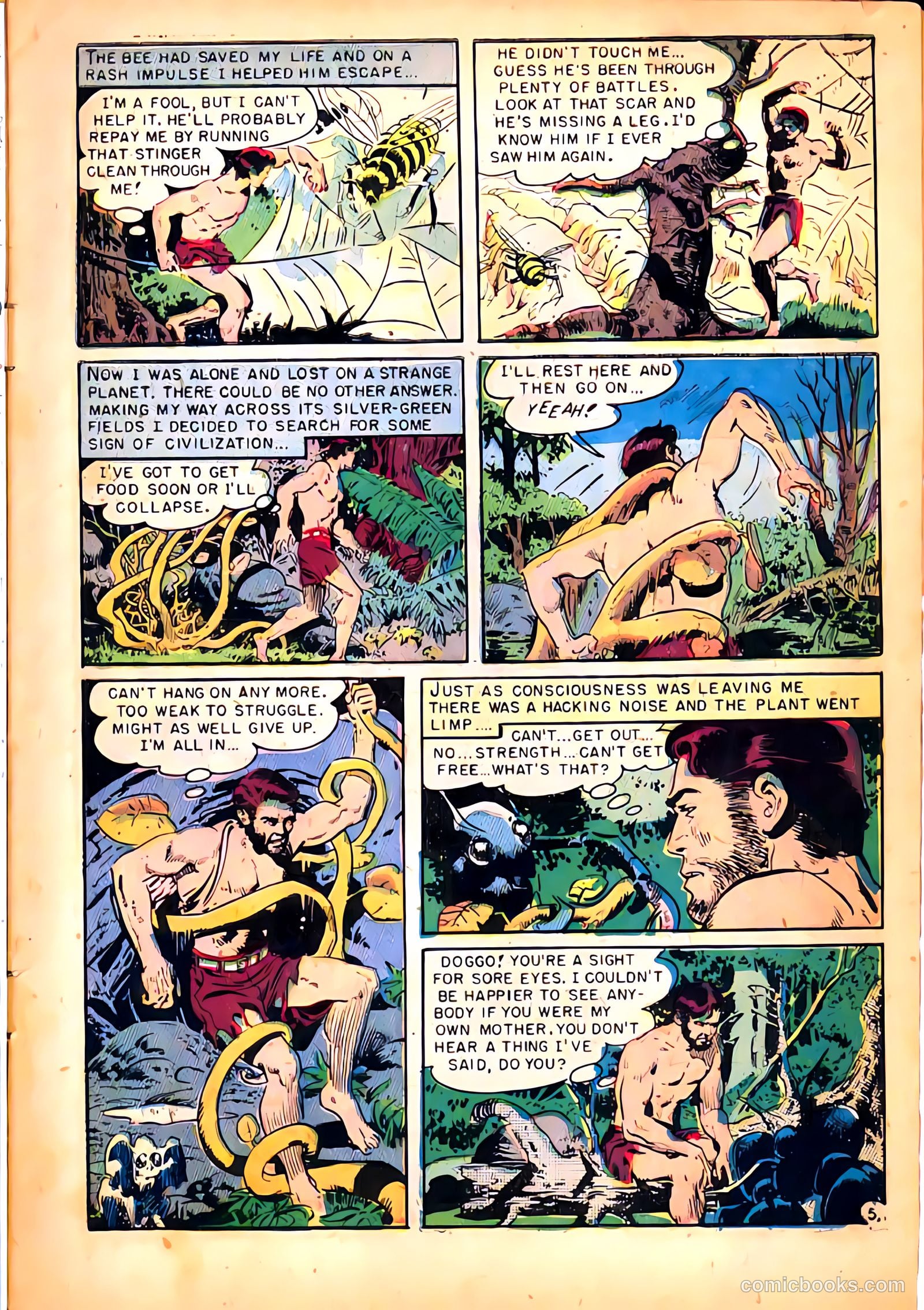 Avon Fantasy - An Earth Man on Venus #1 (1951) — page 7 of 36