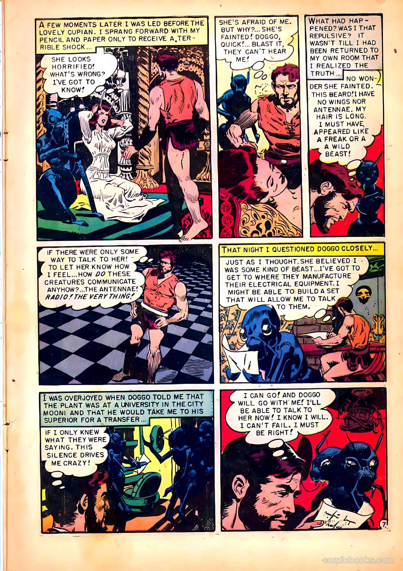 Avon Fantasy - An Earth Man on Venus #1 (1951) — page 9 of 36