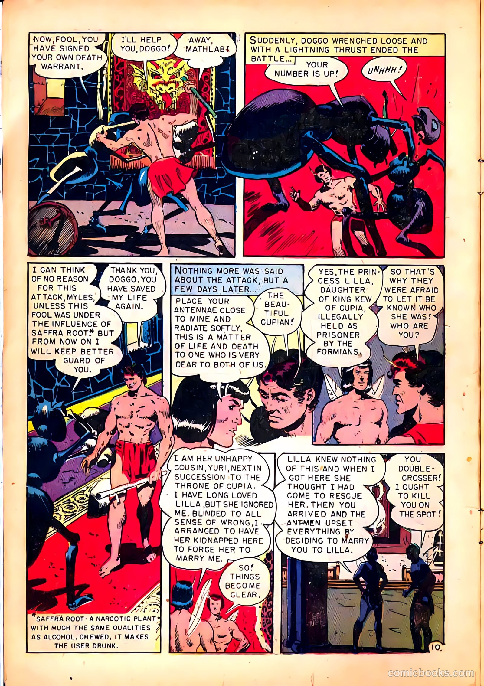 Avon Fantasy - An Earth Man on Venus #1 (1951) — page 12 of 36