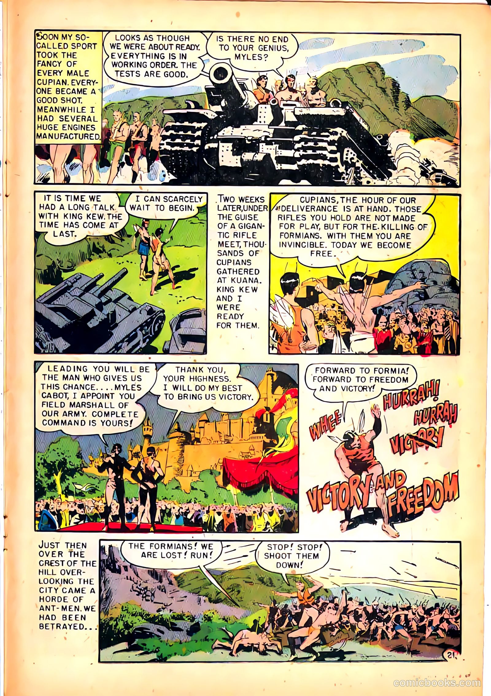 Avon Fantasy - An Earth Man on Venus #1 (1951) — page 23 of 36
