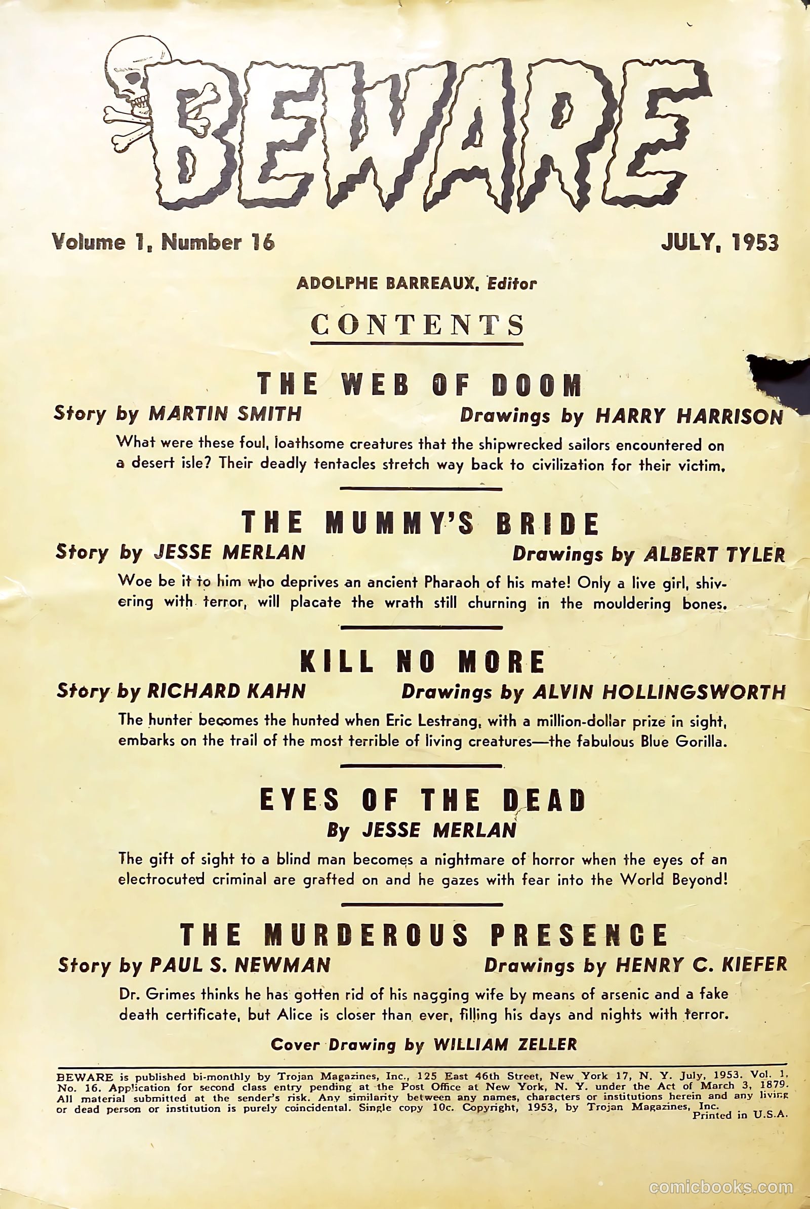 Beware #4 (1953) — page 2 of 37