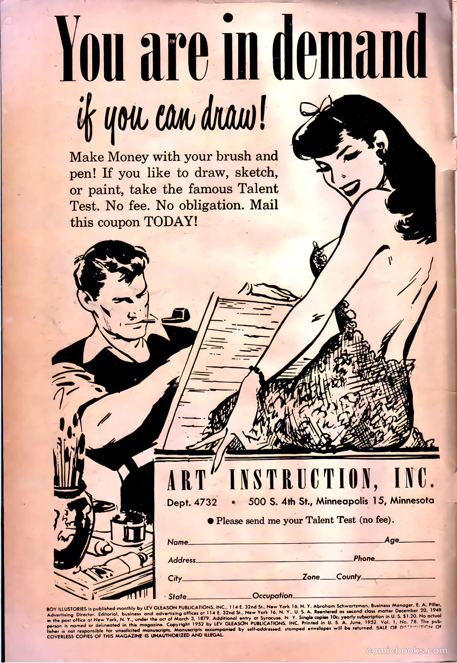 Boy Comics #78 (1950) — page 2 of 36