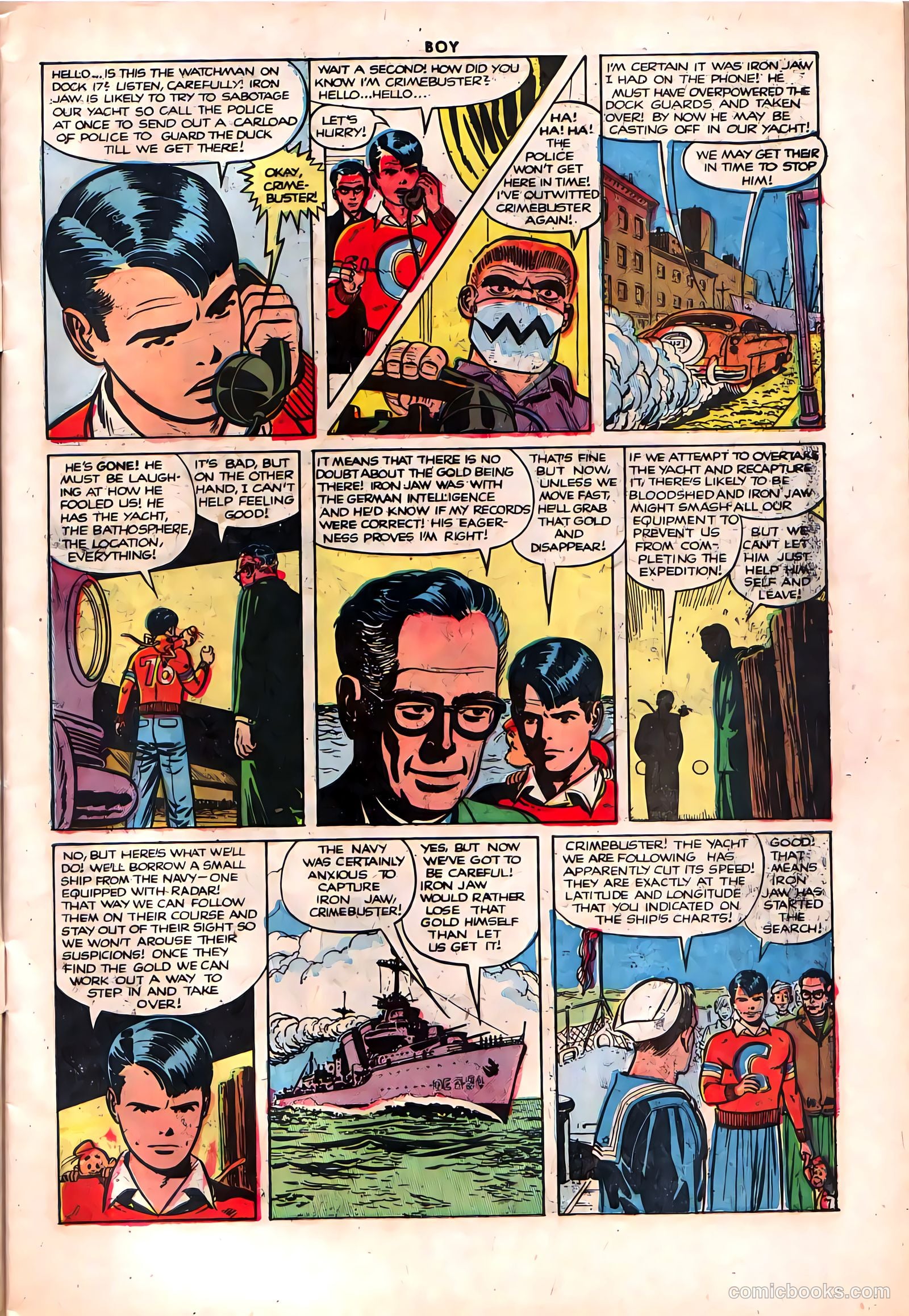 Boy Comics #78 (1950) — page 9 of 36