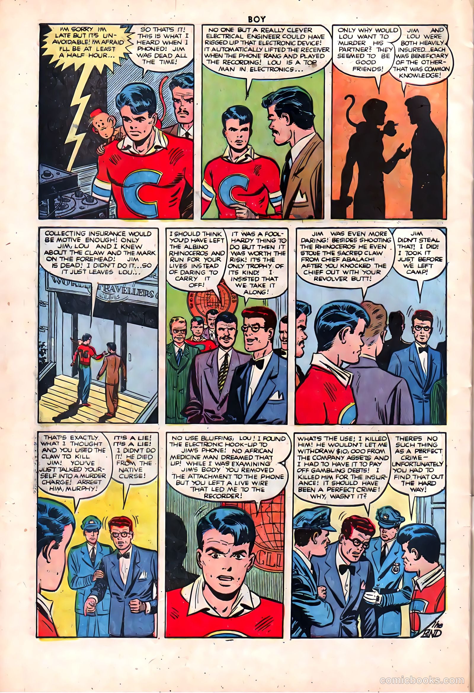Boy Comics #78 (1950) — page 32 of 36