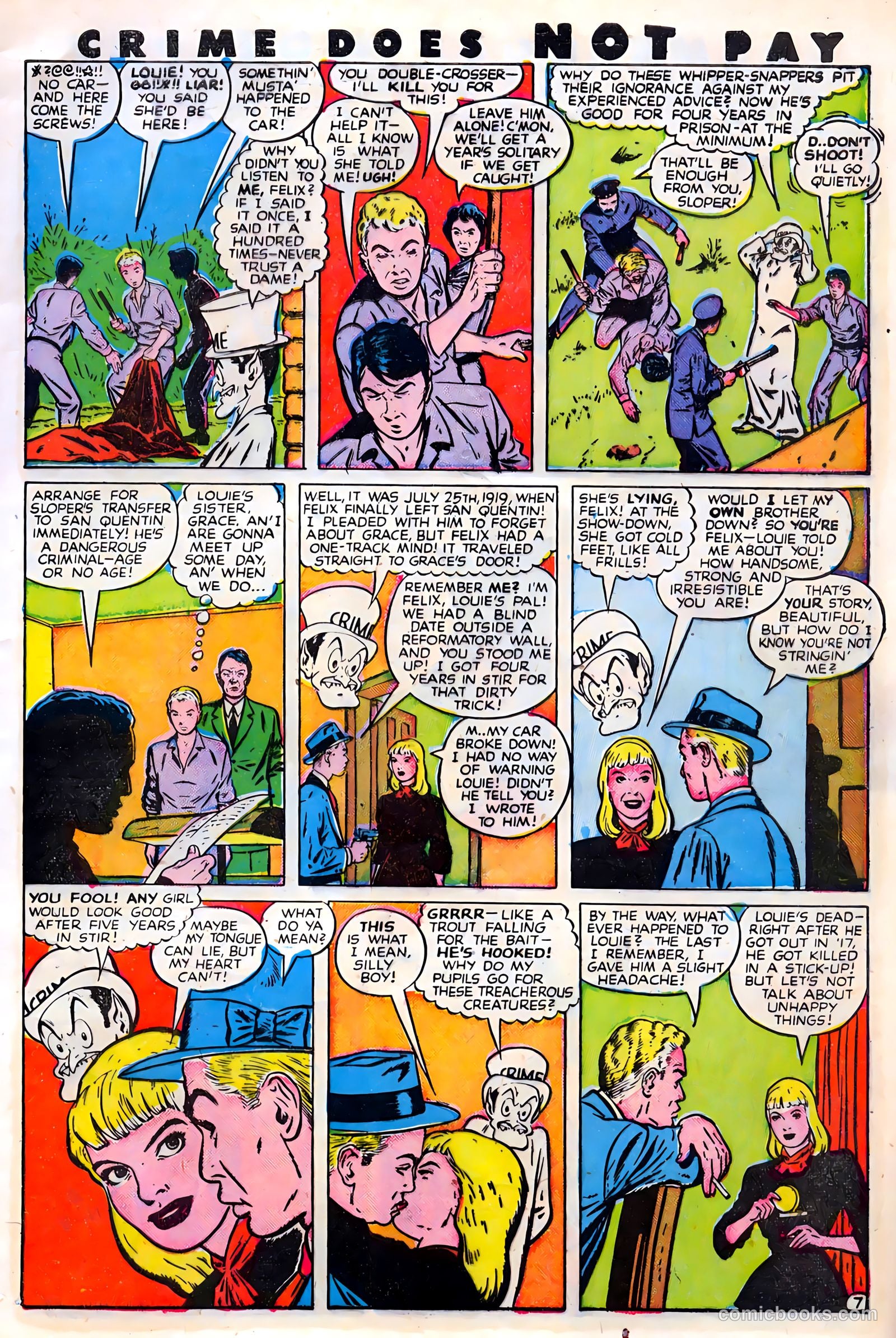 Crime Does Not Pay #63 (1942) — page 9 of 52