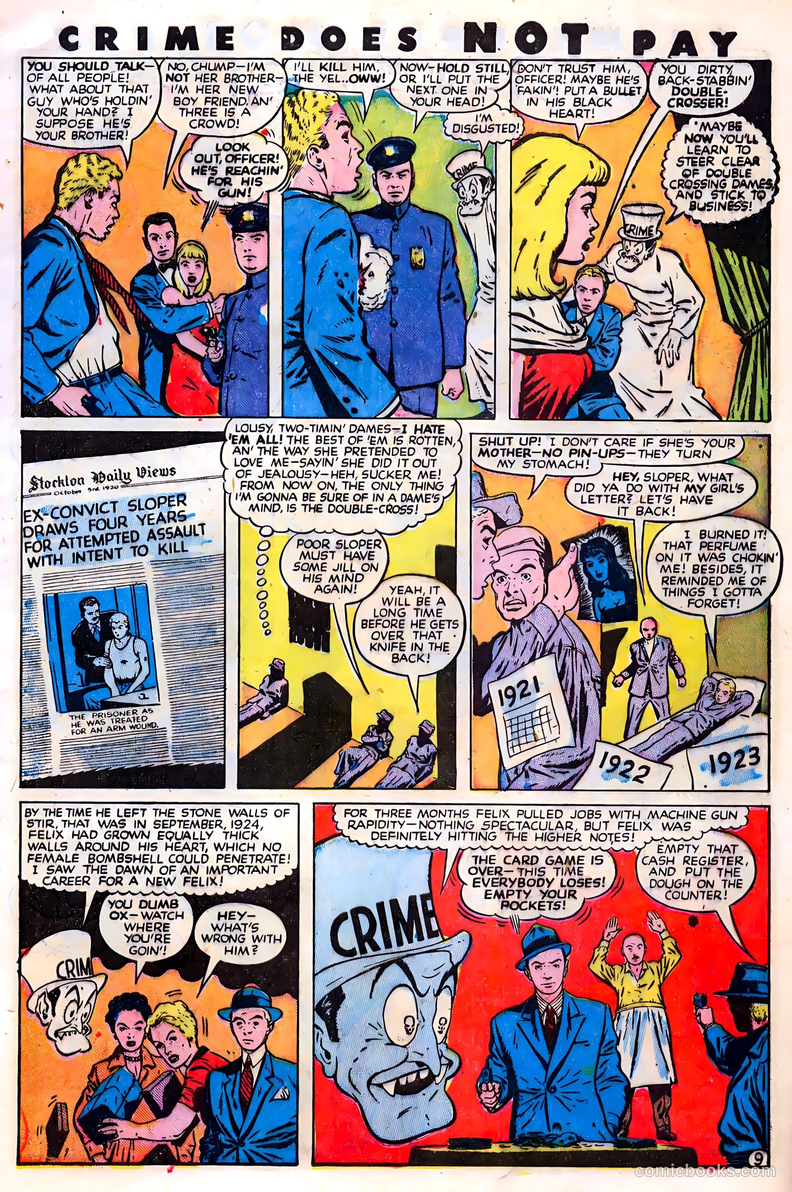 Crime Does Not Pay #63 (1942) — page 11 of 52