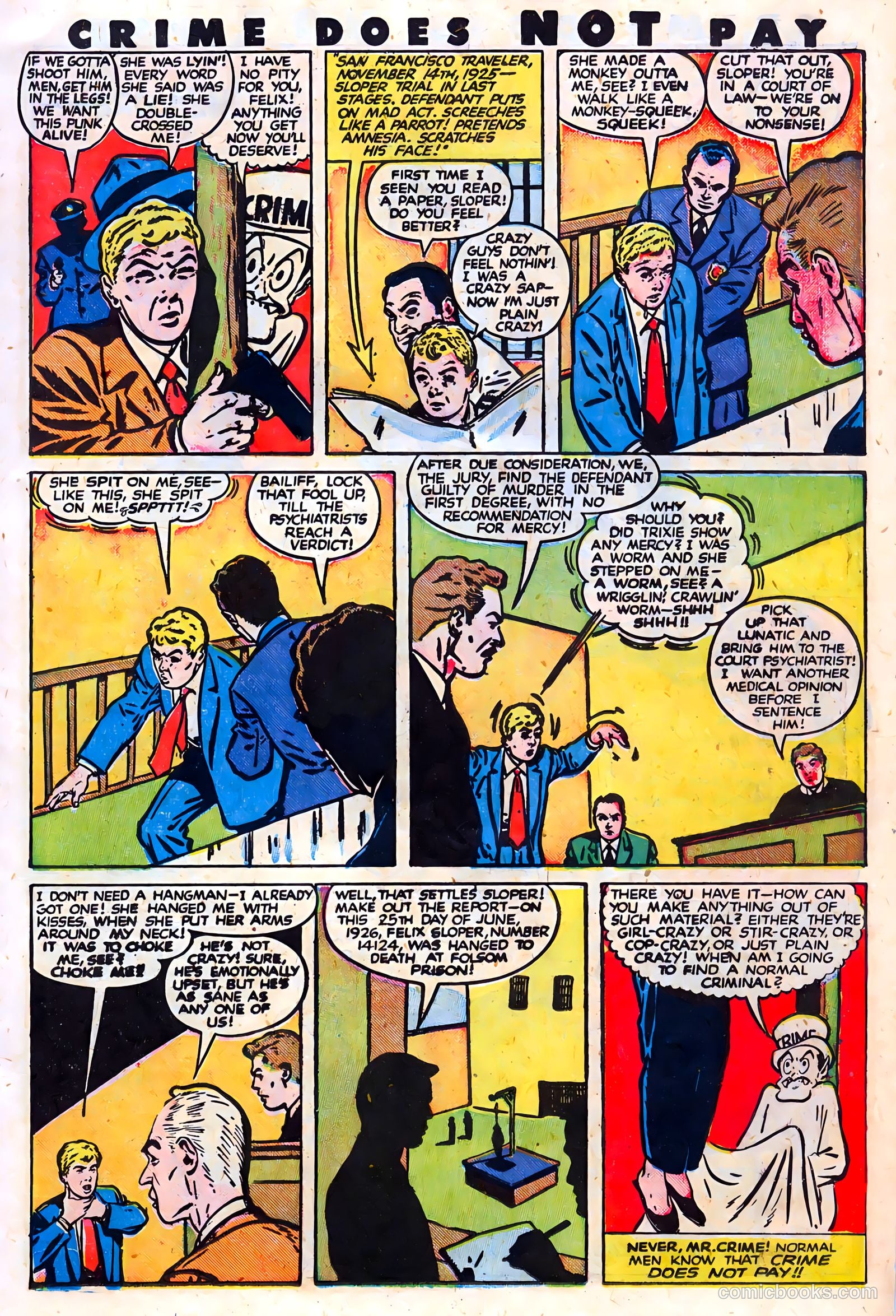 Crime Does Not Pay #63 (1942) — page 15 of 52