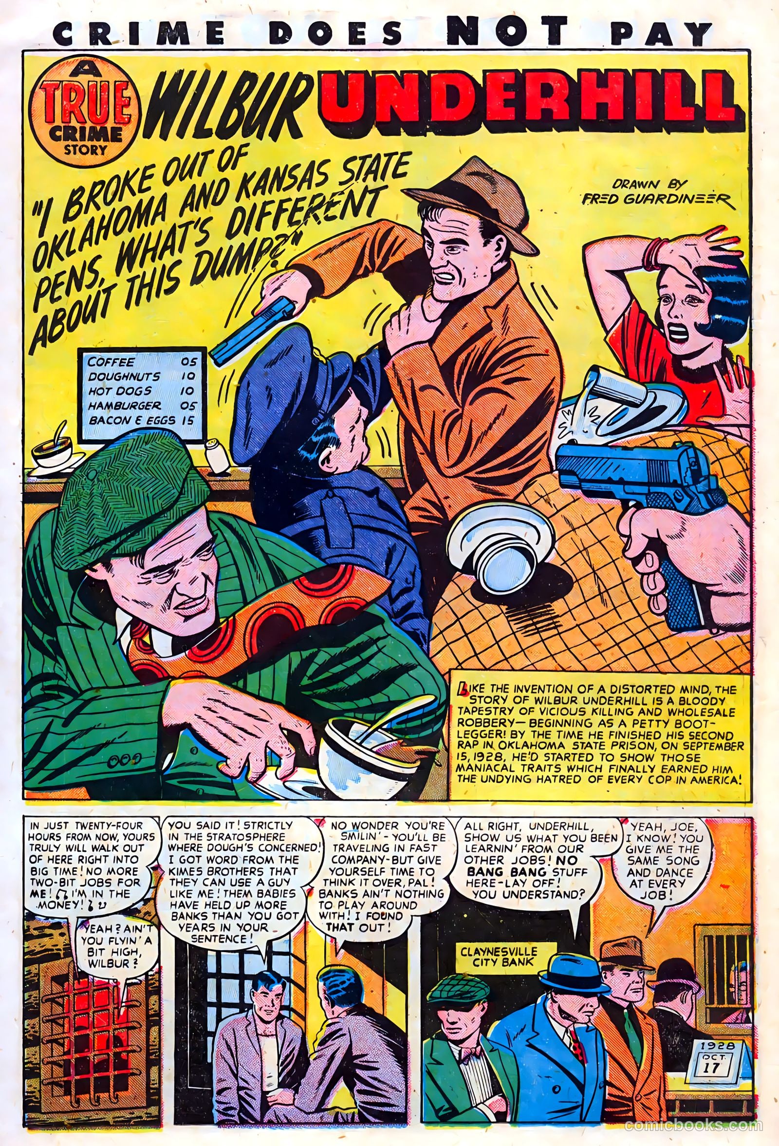 Crime Does Not Pay #63 (1942) — page 17 of 52