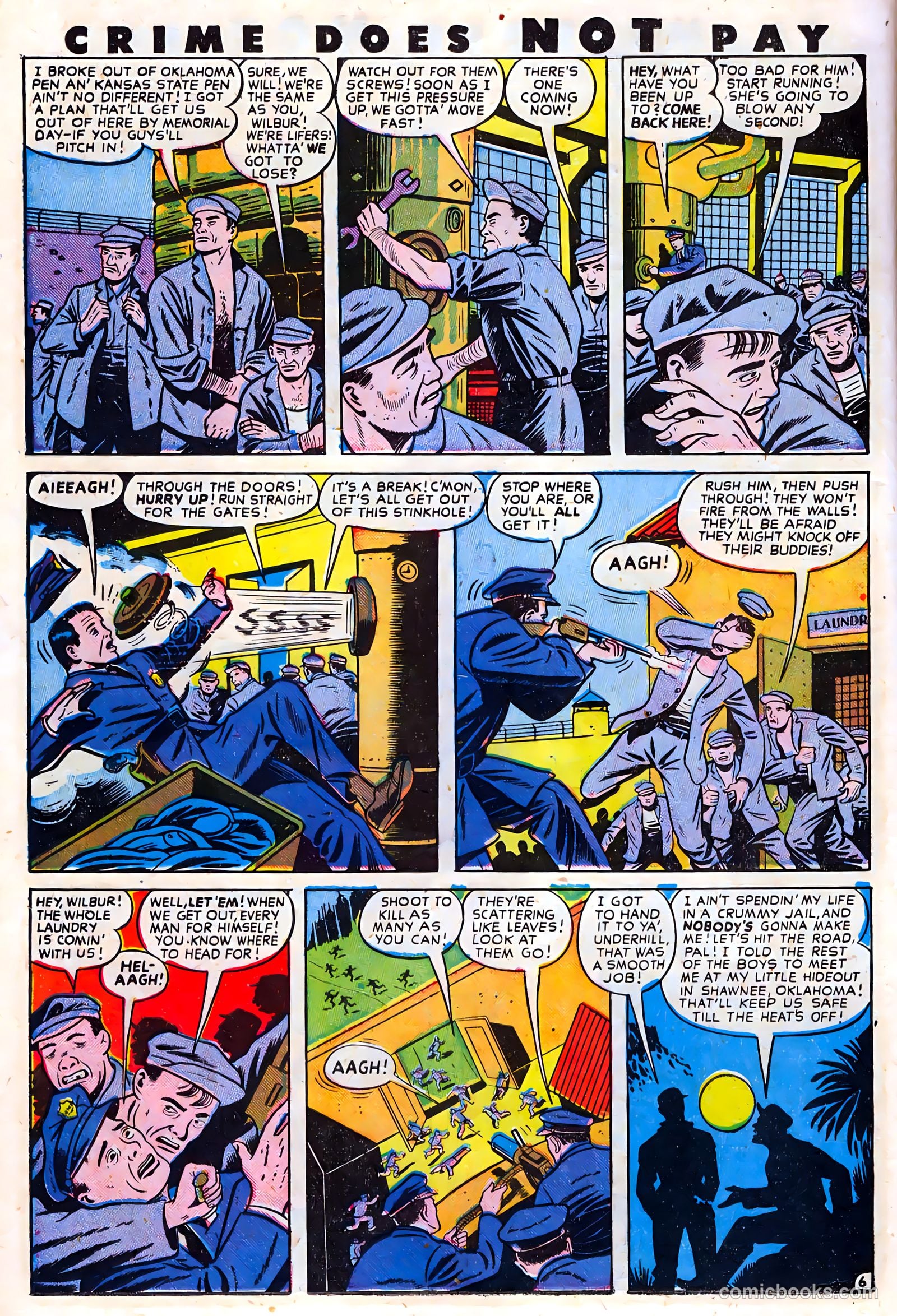 Crime Does Not Pay #63 (1942) — page 22 of 52