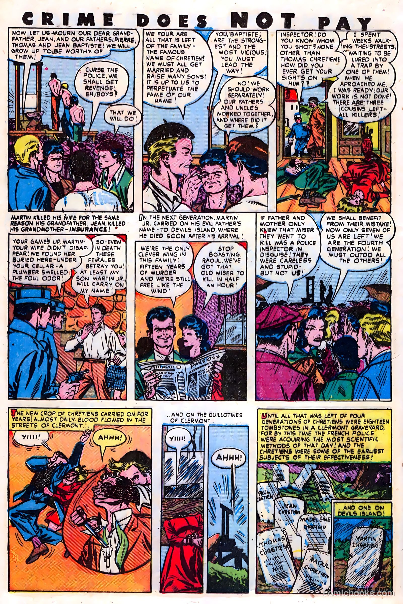 Crime Does Not Pay #63 (1942) — page 30 of 52