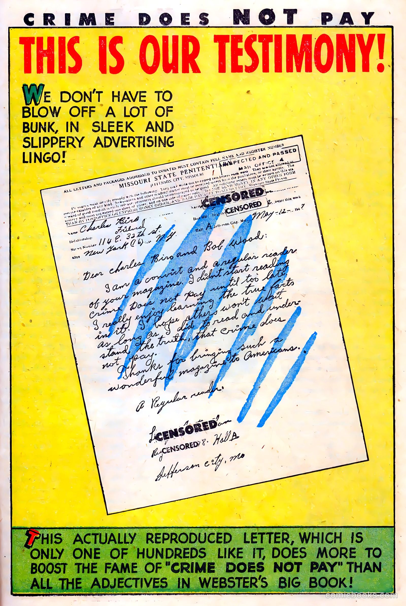 Crime Does Not Pay #63 (1942) — page 31 of 52