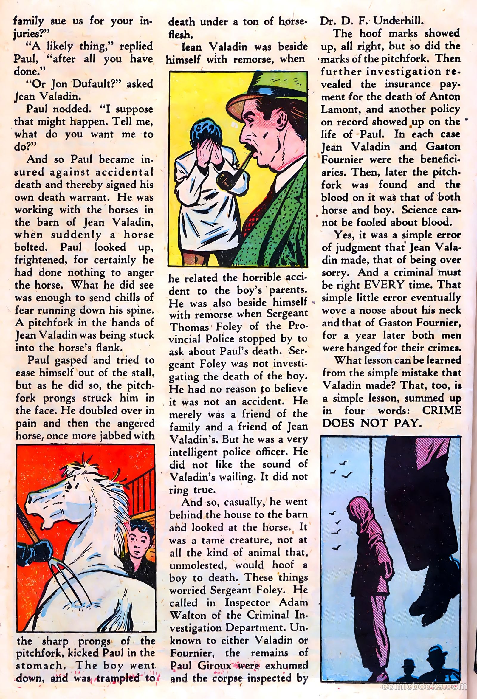 Crime Does Not Pay #63 (1942) — page 34 of 52