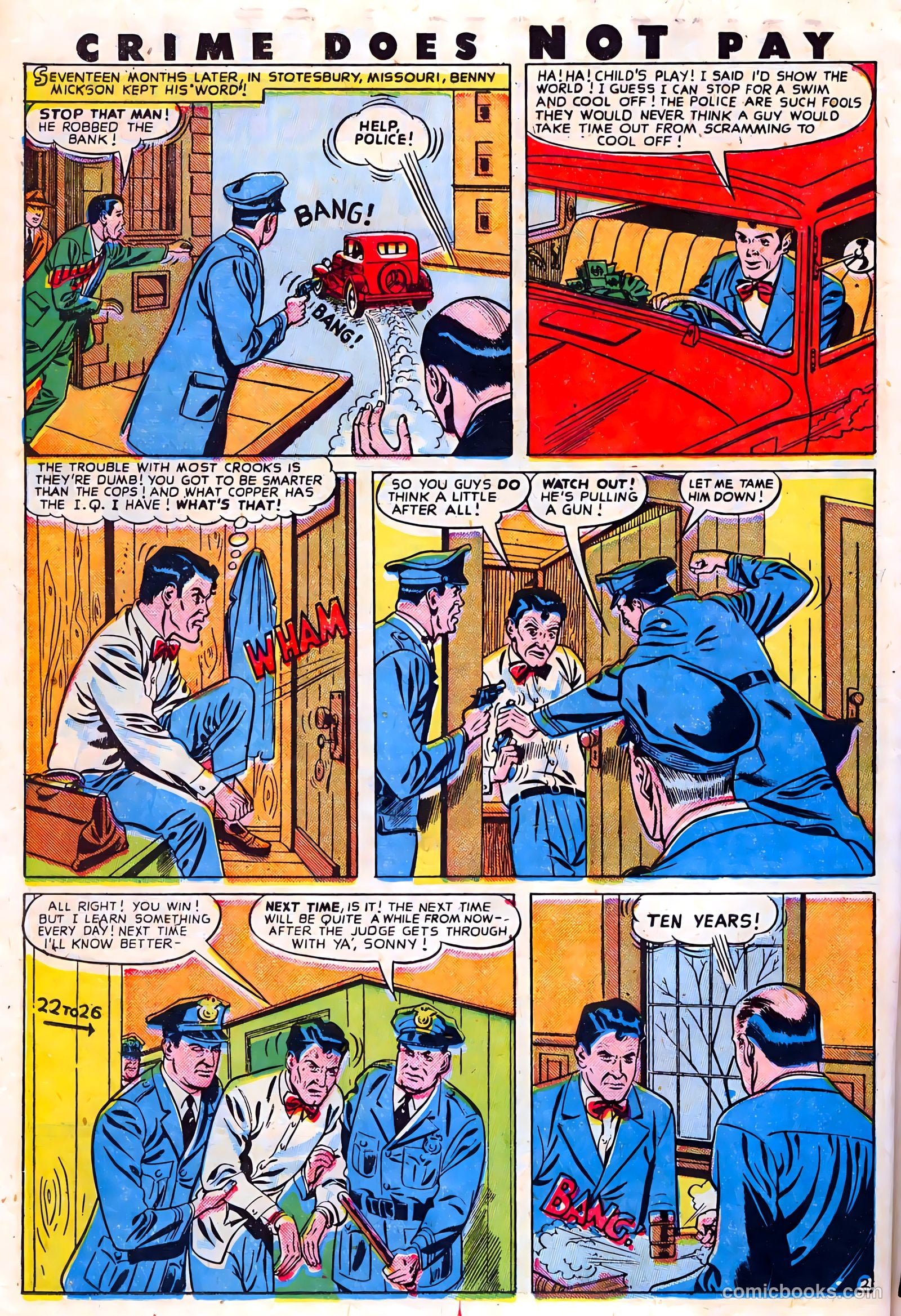 Crime Does Not Pay #63 (1942) — page 36 of 52