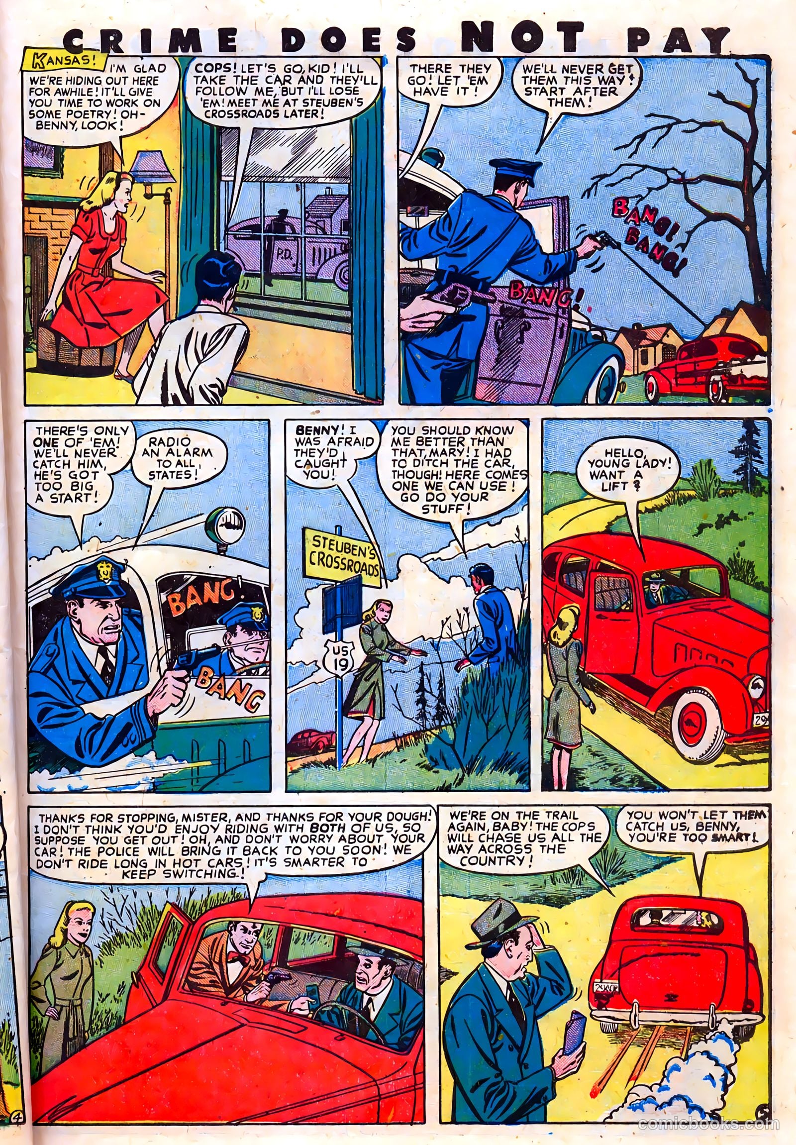 Crime Does Not Pay #63 (1942) — page 39 of 52
