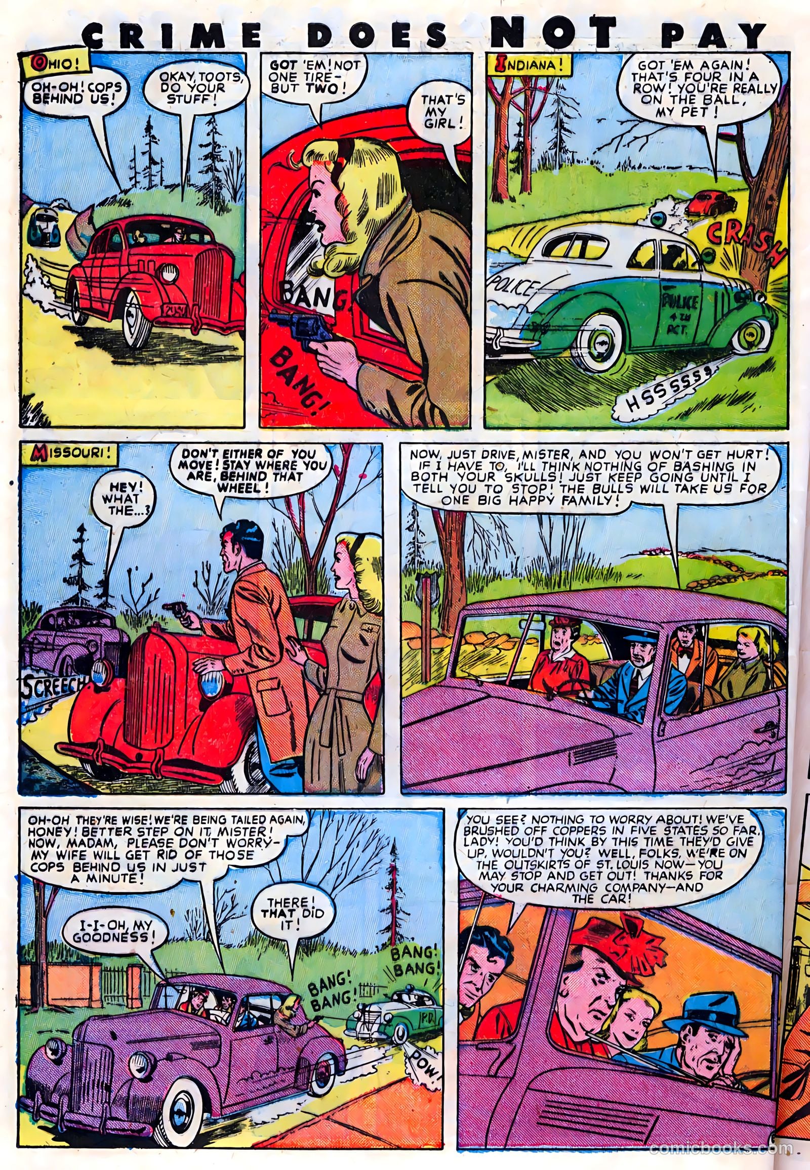 Crime Does Not Pay #63 (1942) — page 40 of 52