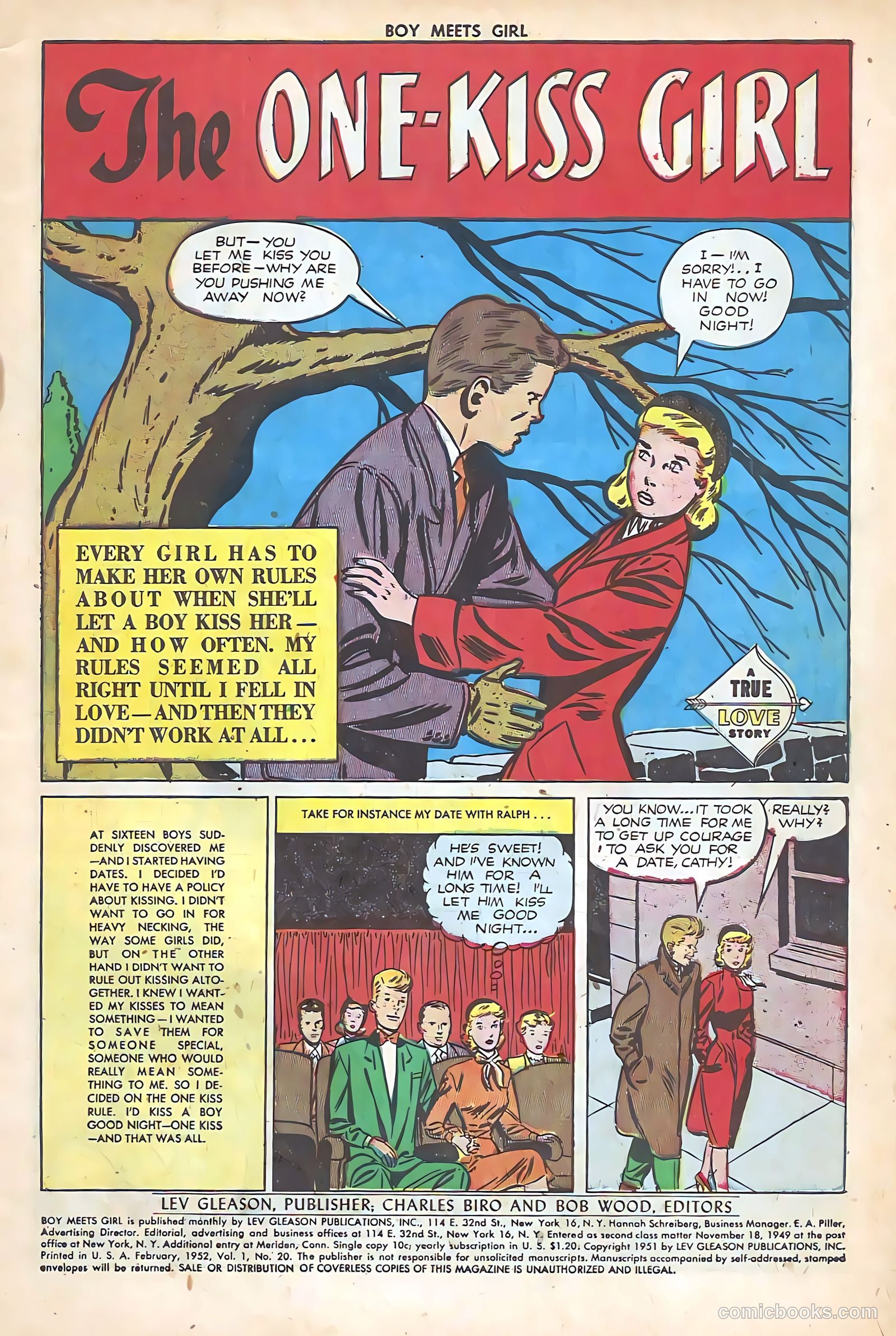 Boy Meets Girl #20 (1950) — page 3 of 36