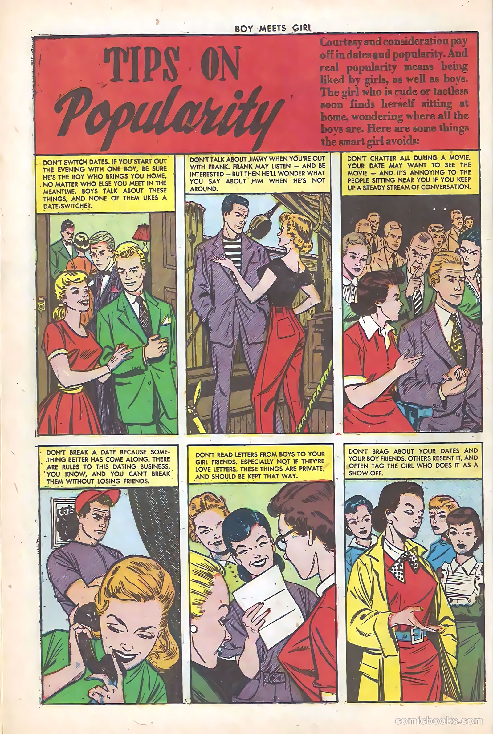 Boy Meets Girl #20 (1950) — page 12 of 36
