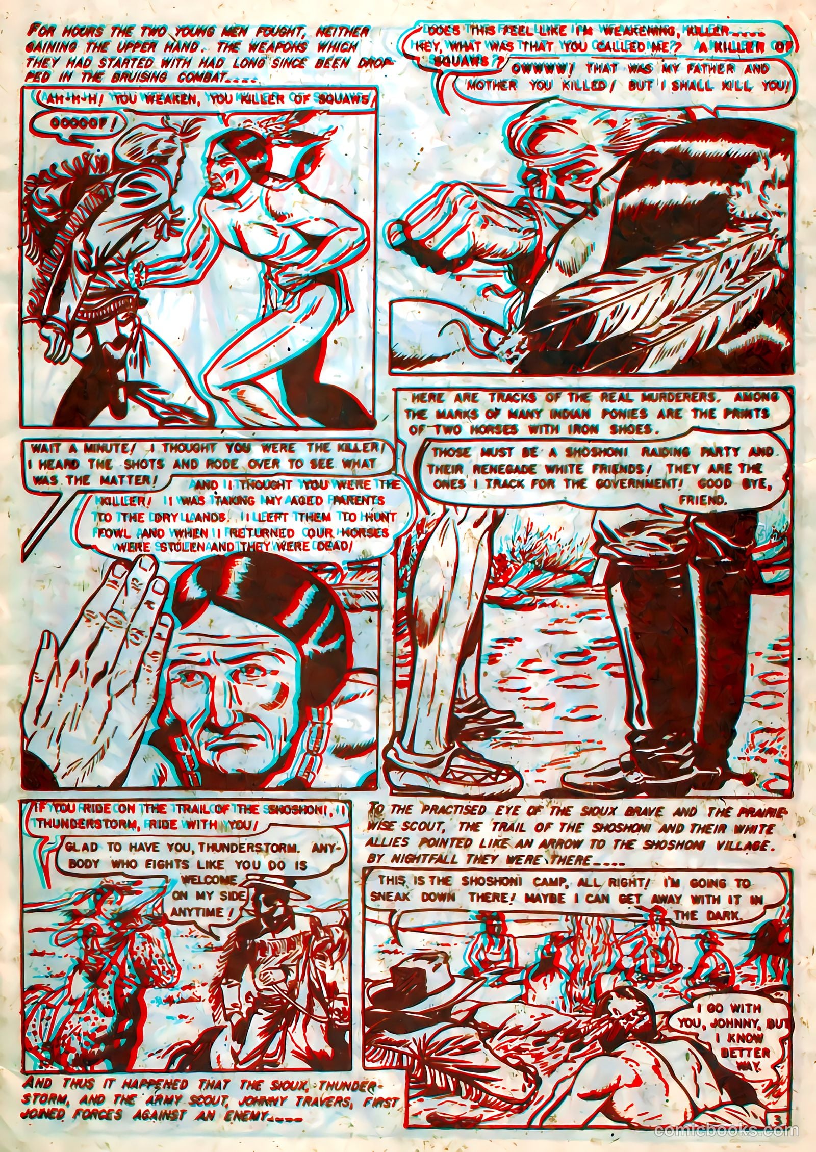 Indian Warriors 3-D #nn (1953) — page 5 of 36