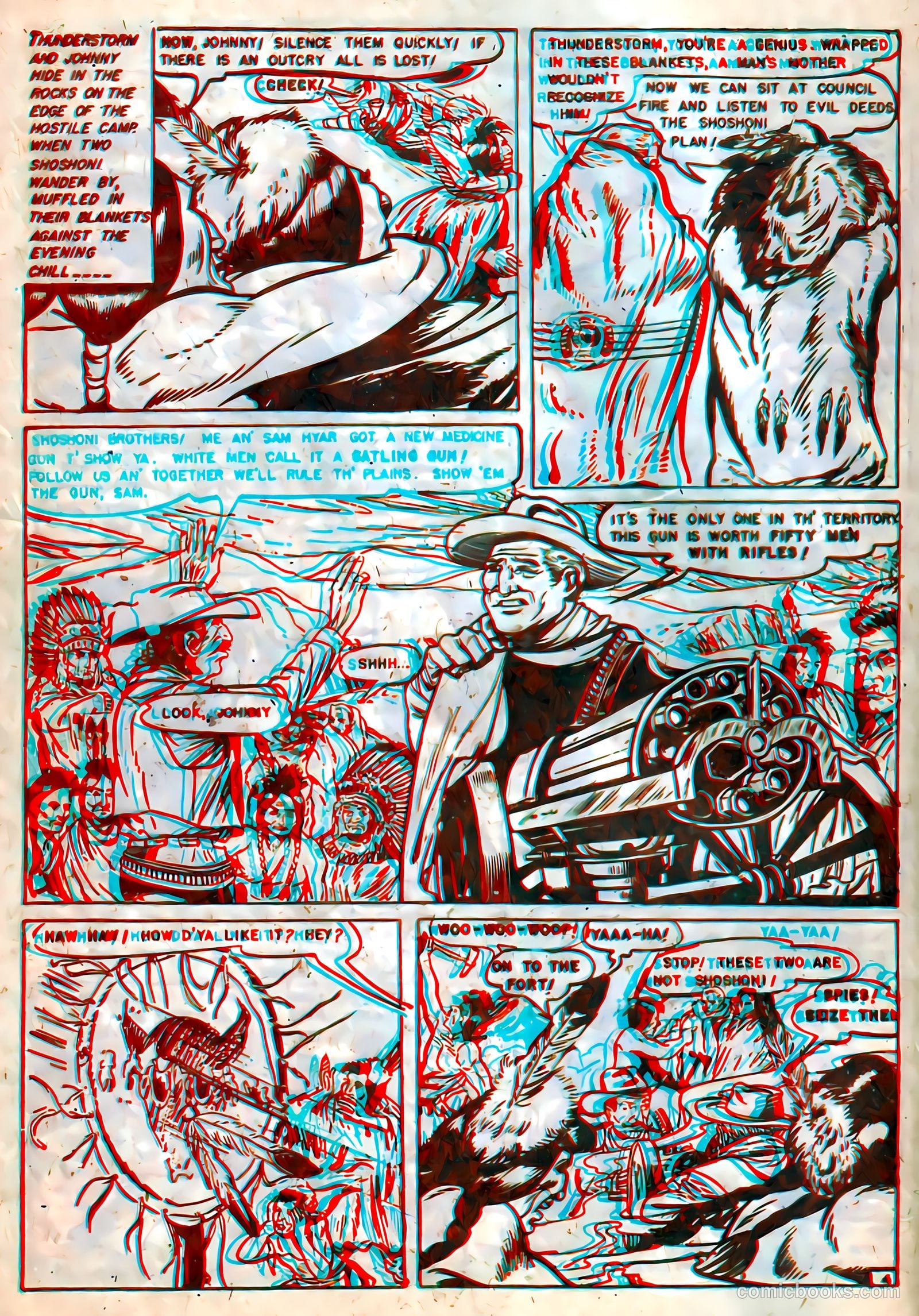 Indian Warriors 3-D #nn (1953) — page 6 of 36