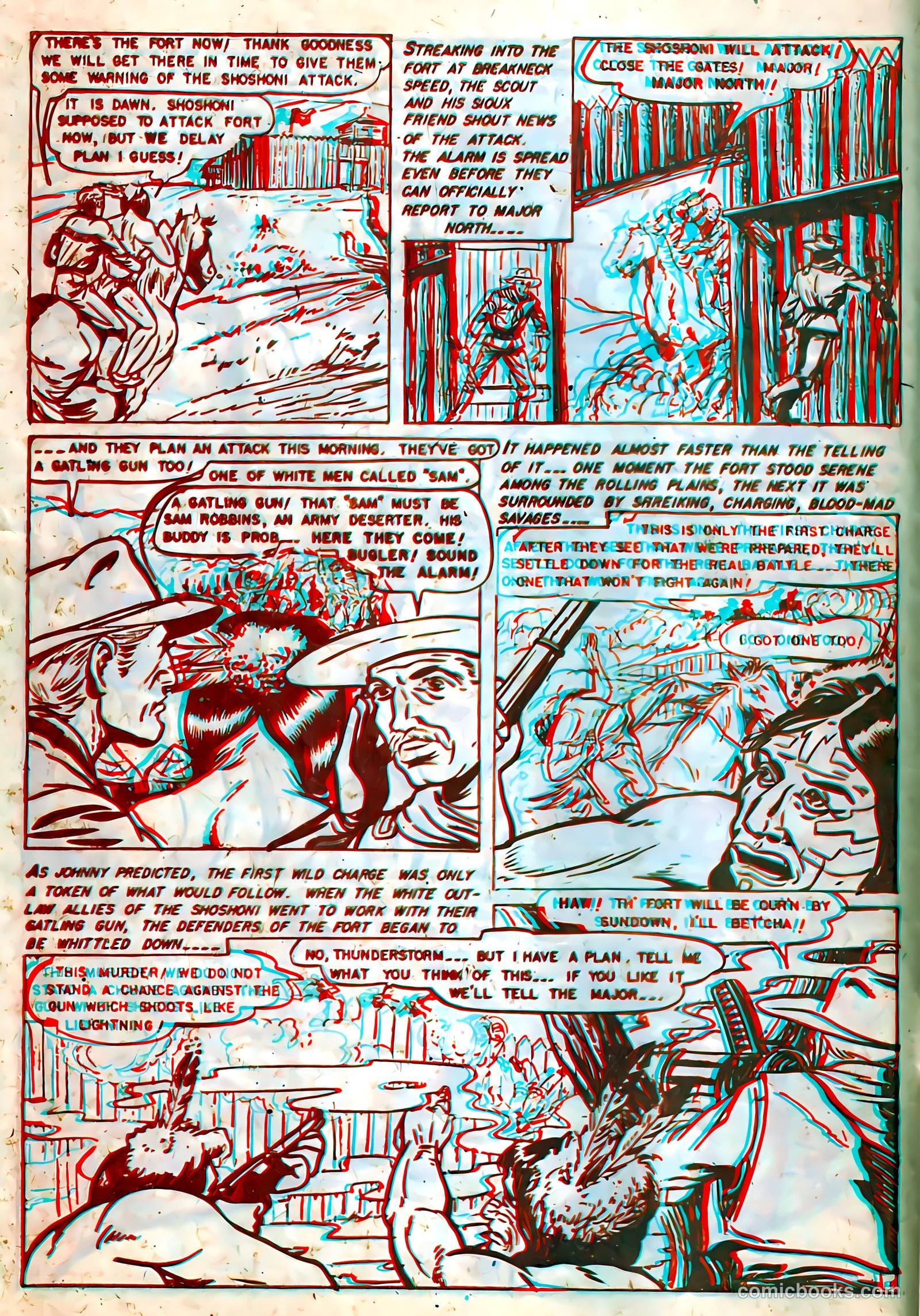 Indian Warriors 3-D #nn (1953) — page 8 of 36