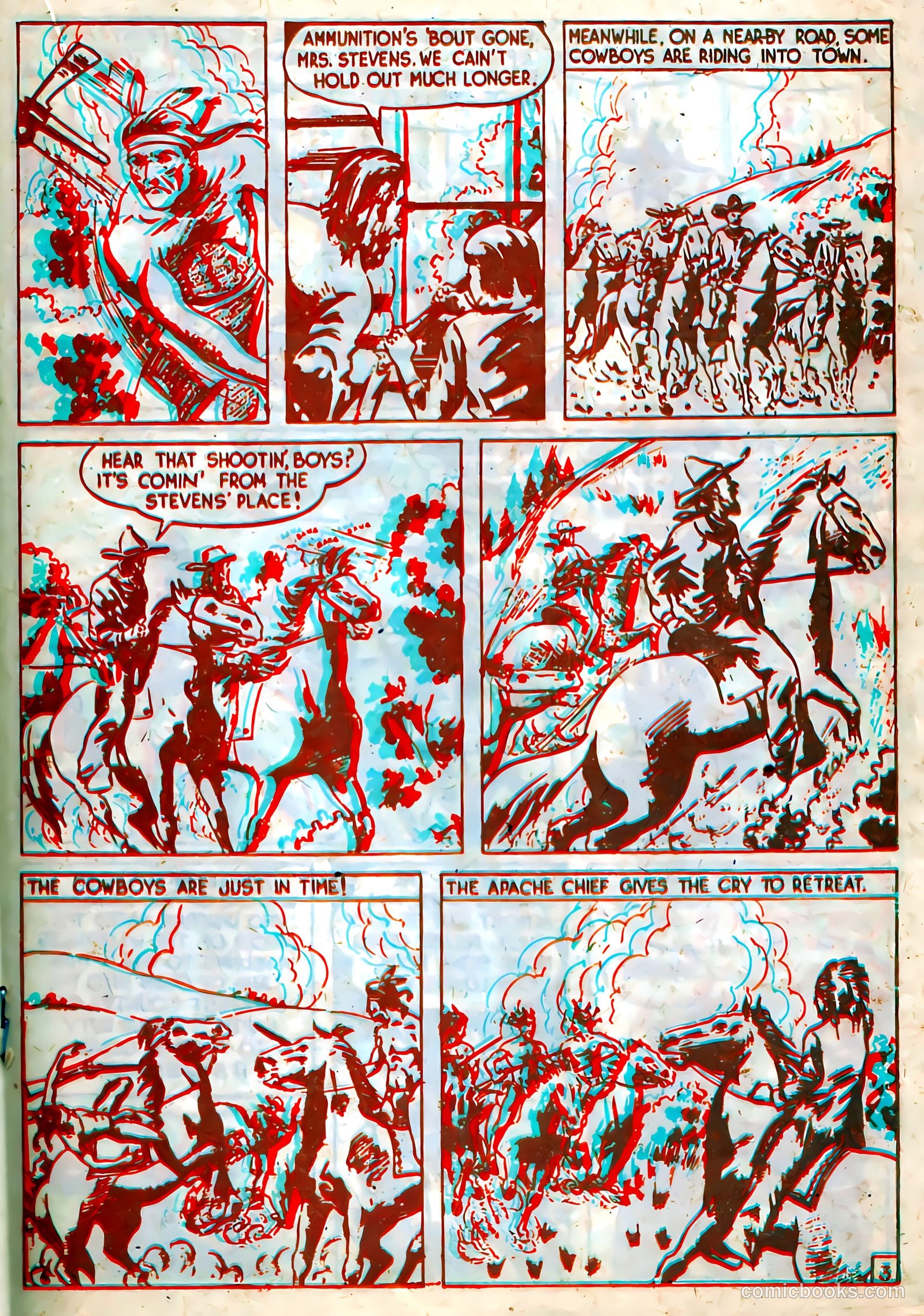 Indian Warriors 3-D #nn (1953) — page 19 of 36