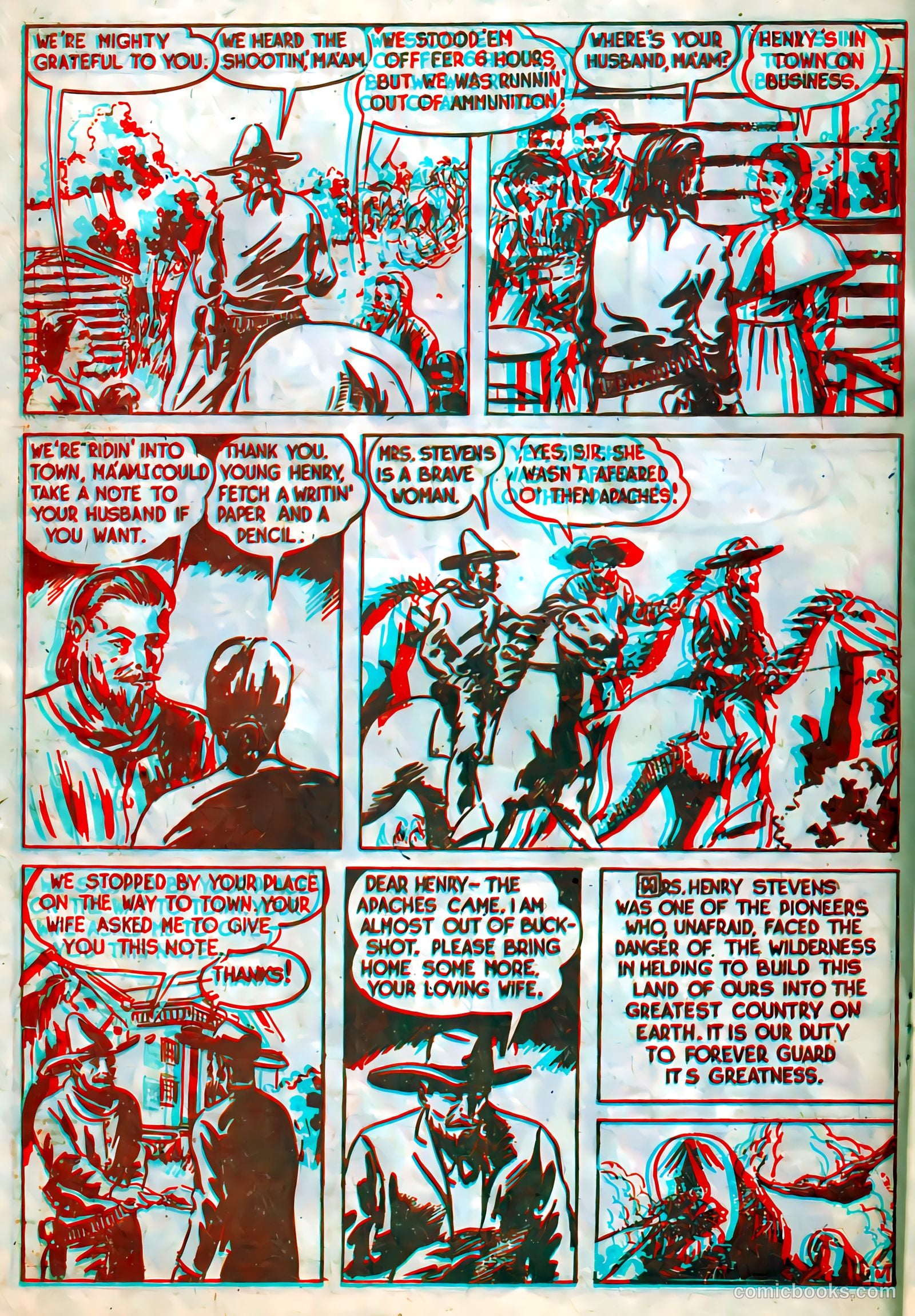 Indian Warriors 3-D #nn (1953) — page 20 of 36