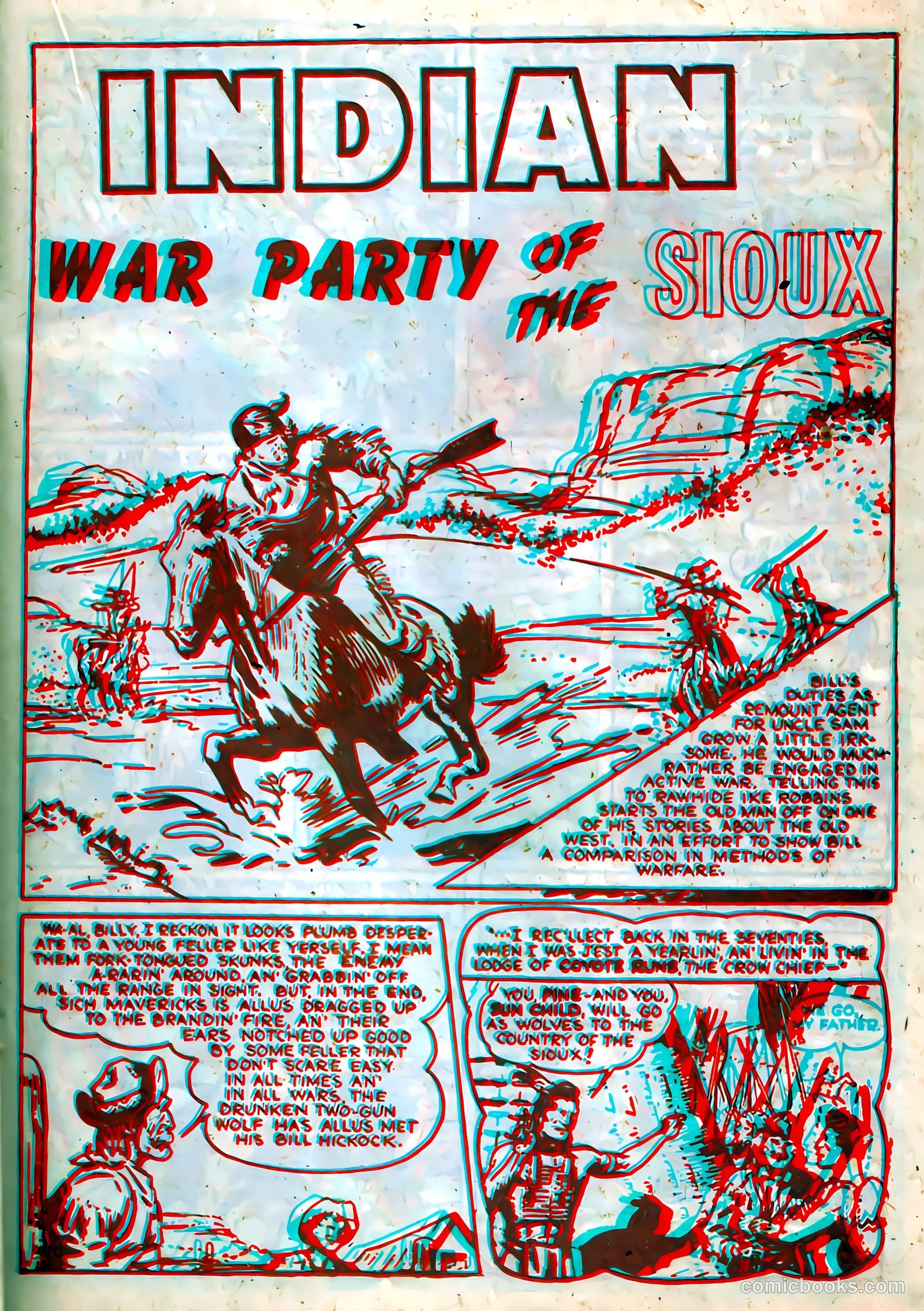 Indian Warriors 3-D #nn (1953) — page 21 of 36