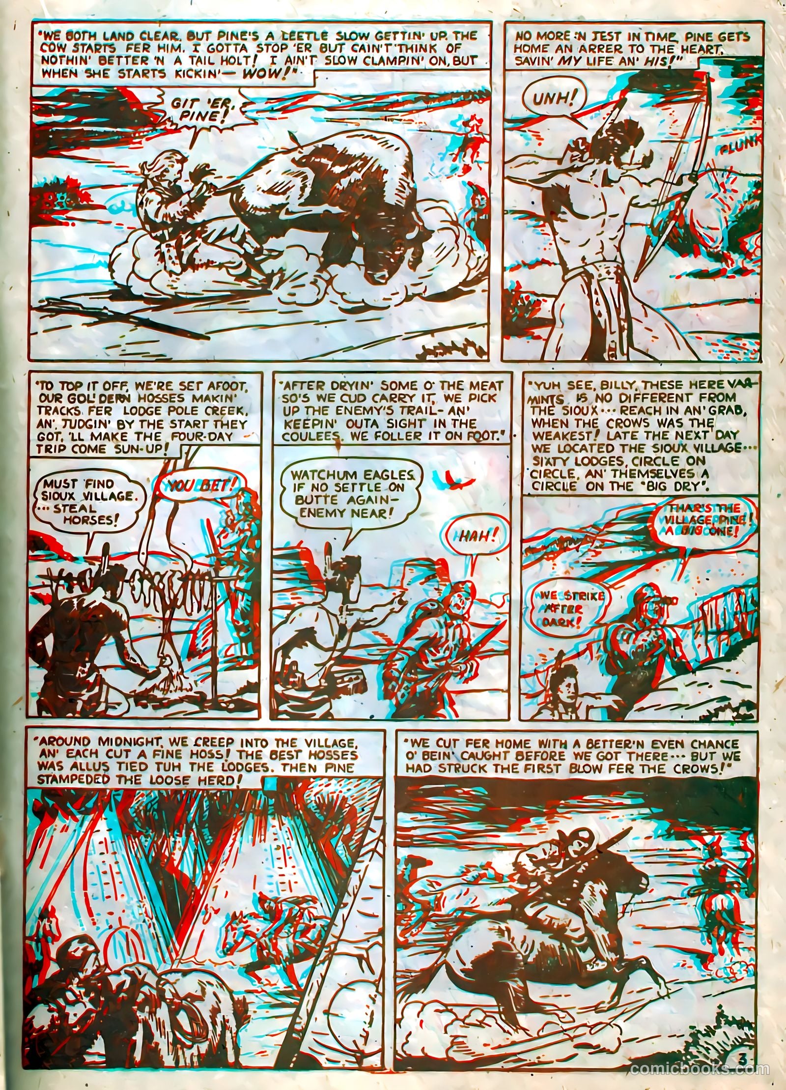 Indian Warriors 3-D #nn (1953) — page 23 of 36