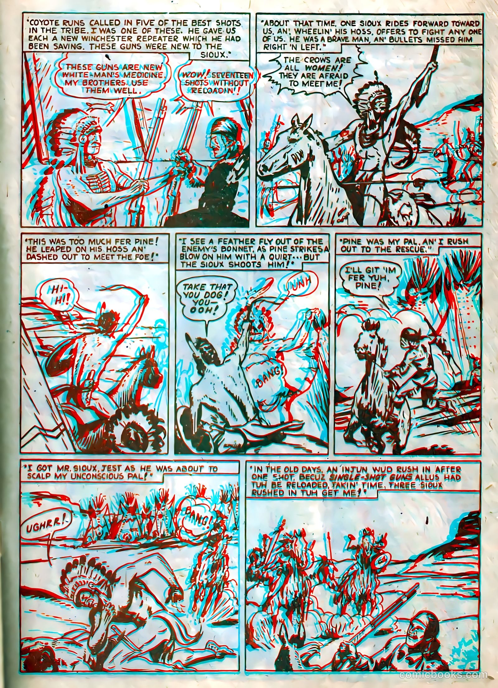 Indian Warriors 3-D #nn (1953) — page 25 of 36