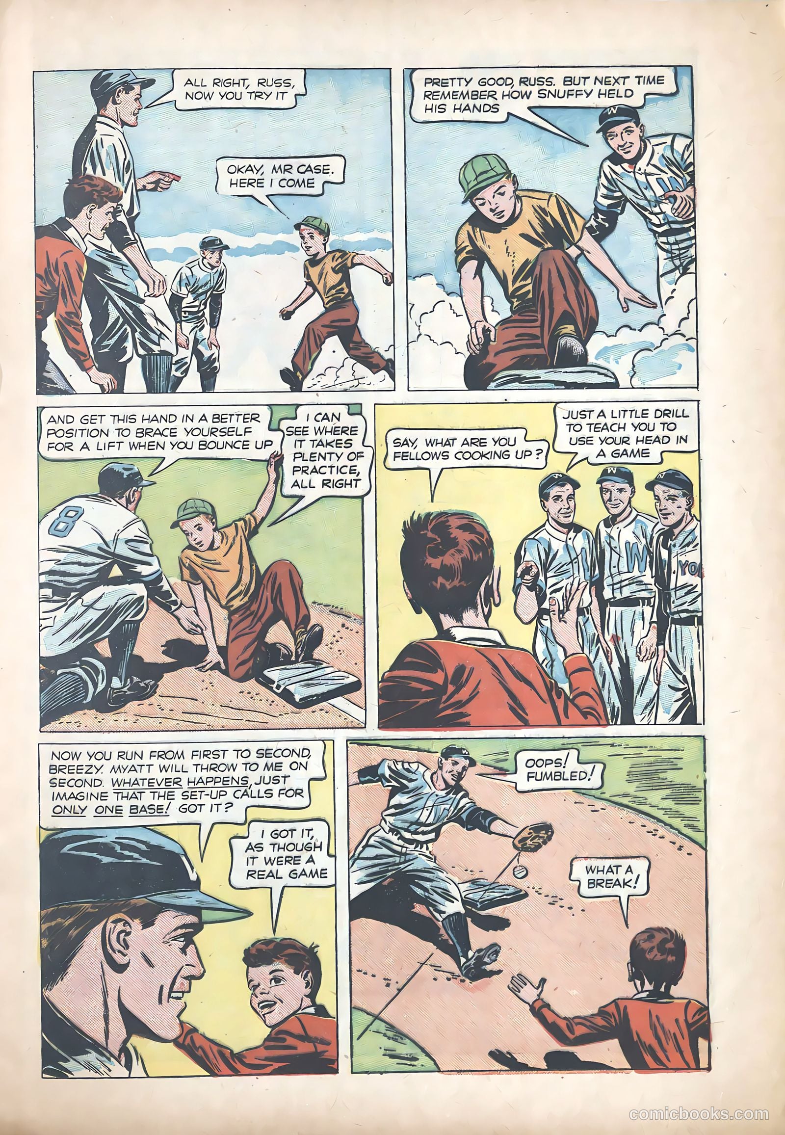 Circling the Bases #nn (1947) — page 9 of 20