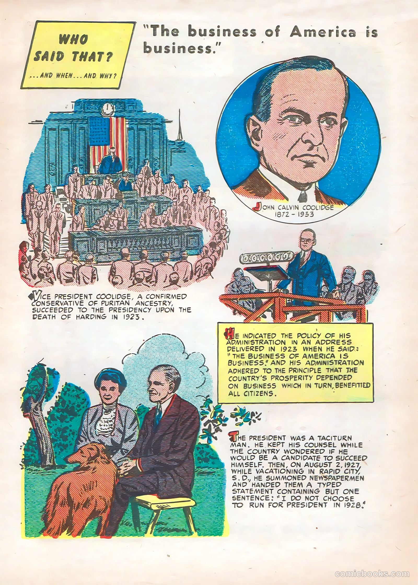 Who Said That? #nn (1951) — page 31 of 36