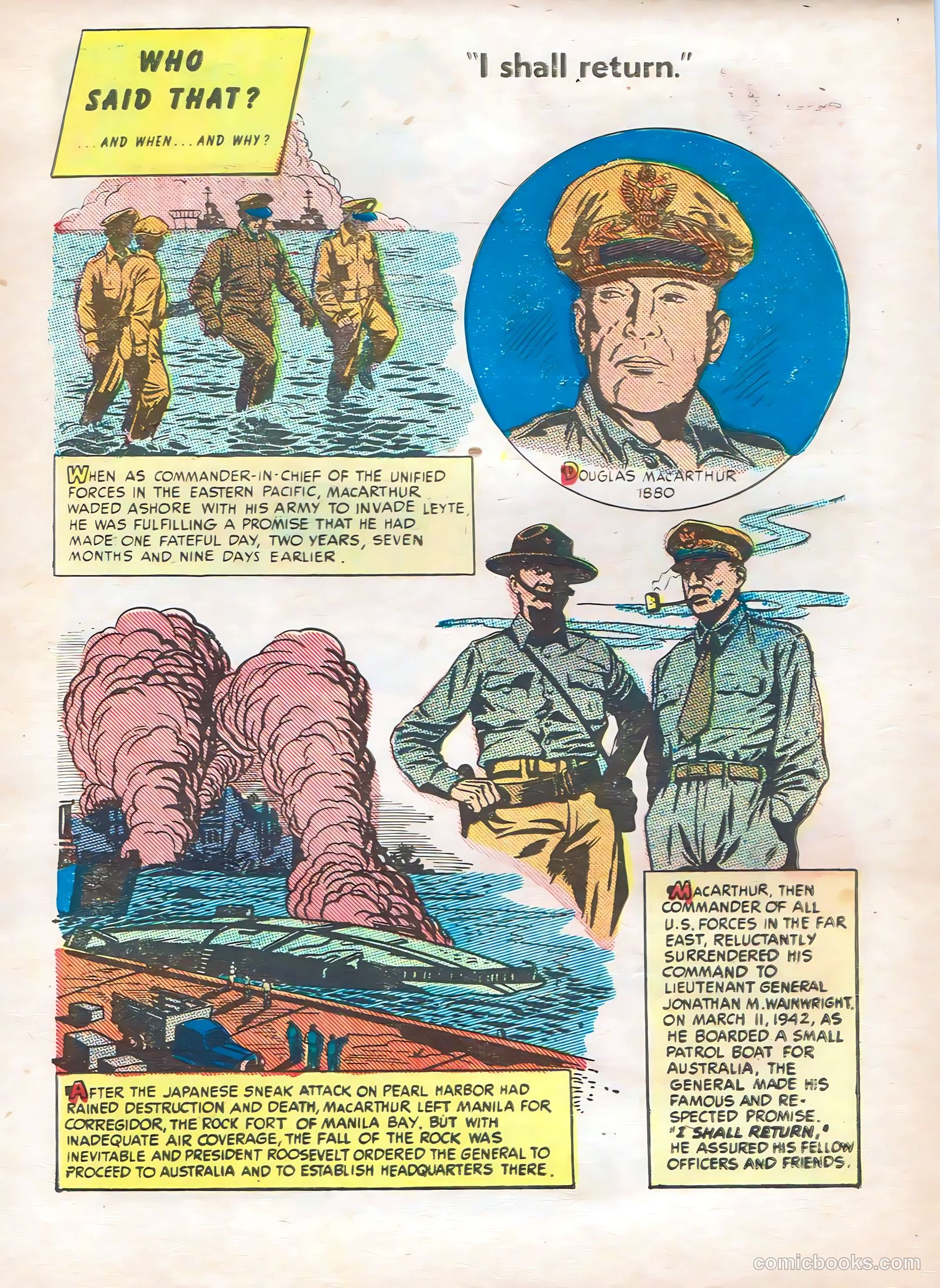 Who Said That? #nn (1951) — page 33 of 36