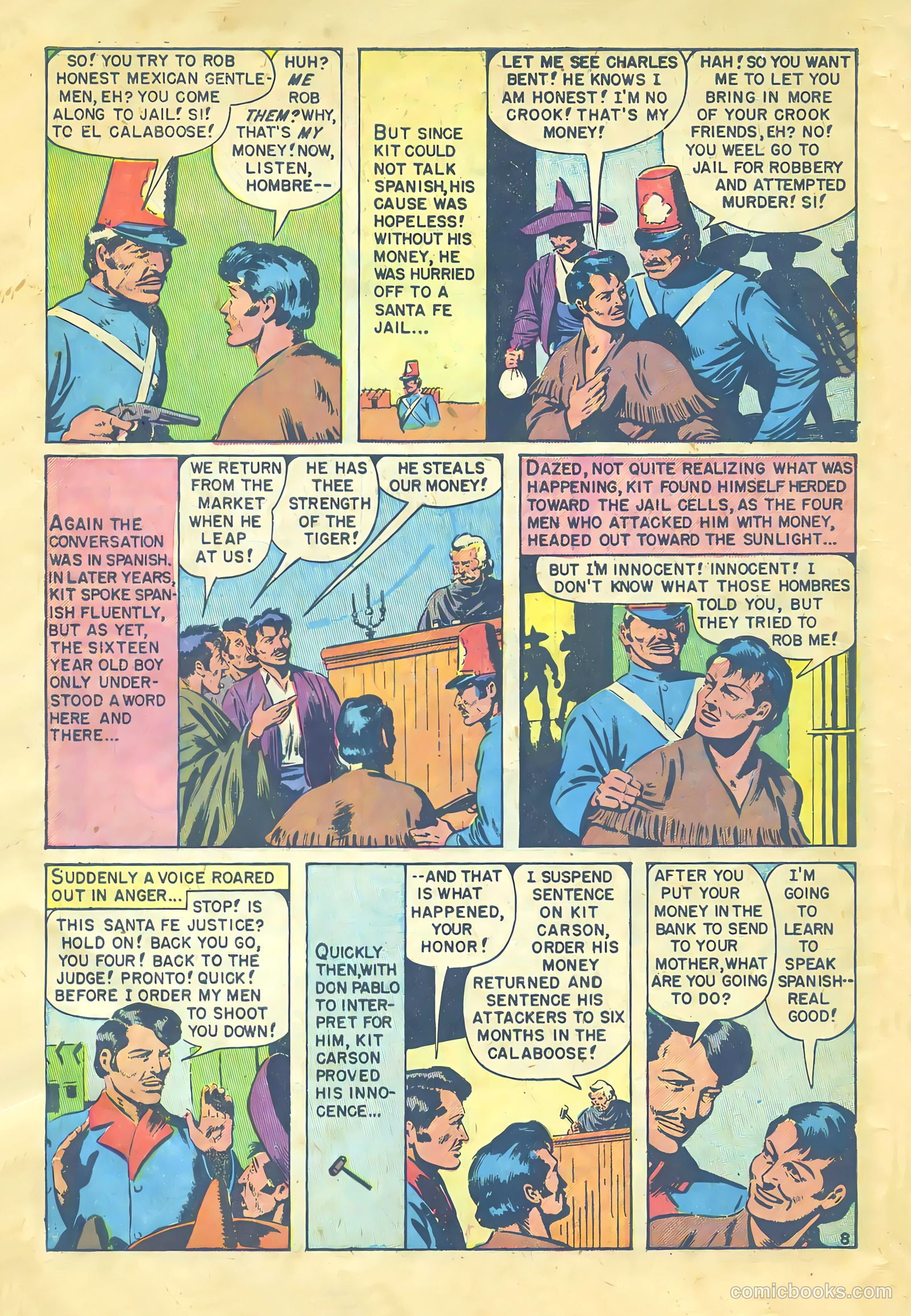 Kit Carson and the Blackfeet Warriors #nn (1953) — page 10 of 36