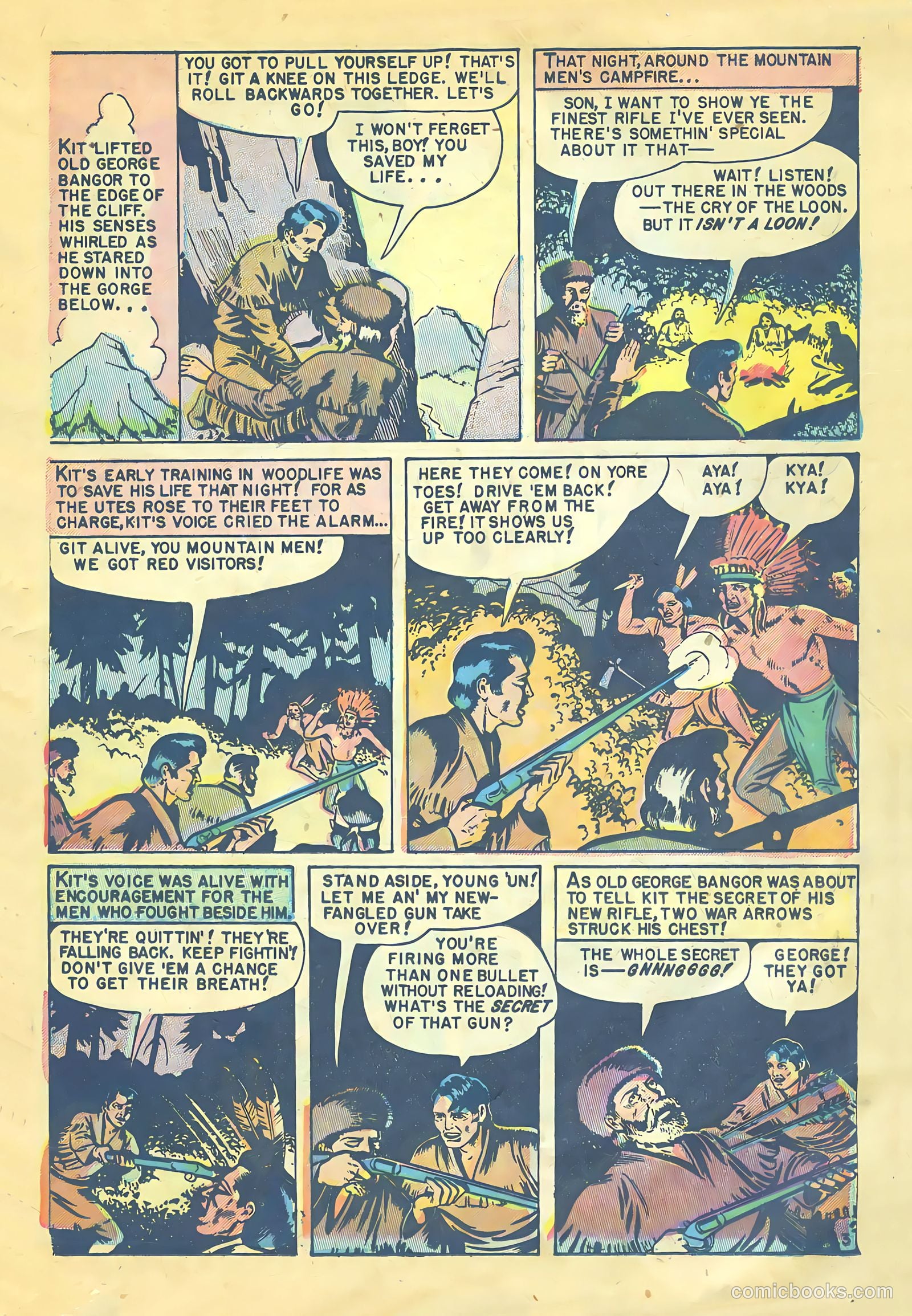 Kit Carson and the Blackfeet Warriors #nn (1953) — page 13 of 36