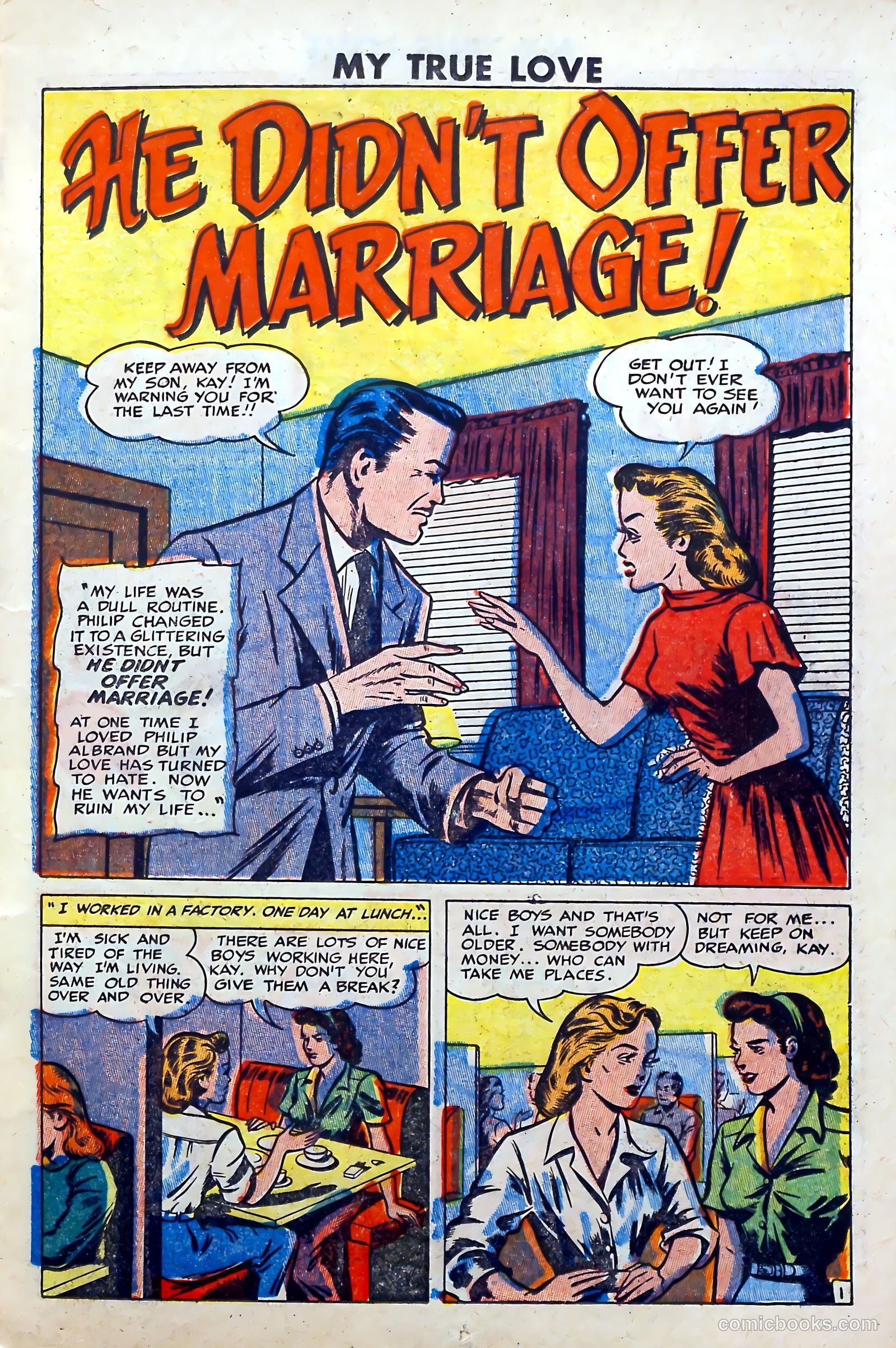 My True Love #65 (1950) — page 11 of 36